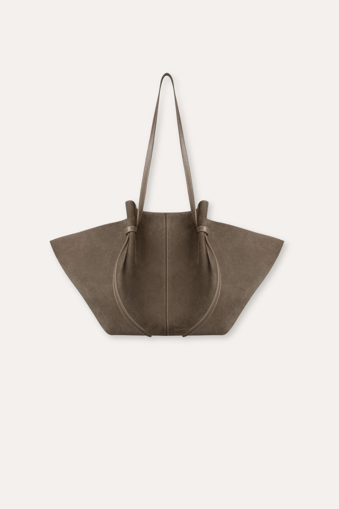 Large Mochi- Taupe Suede