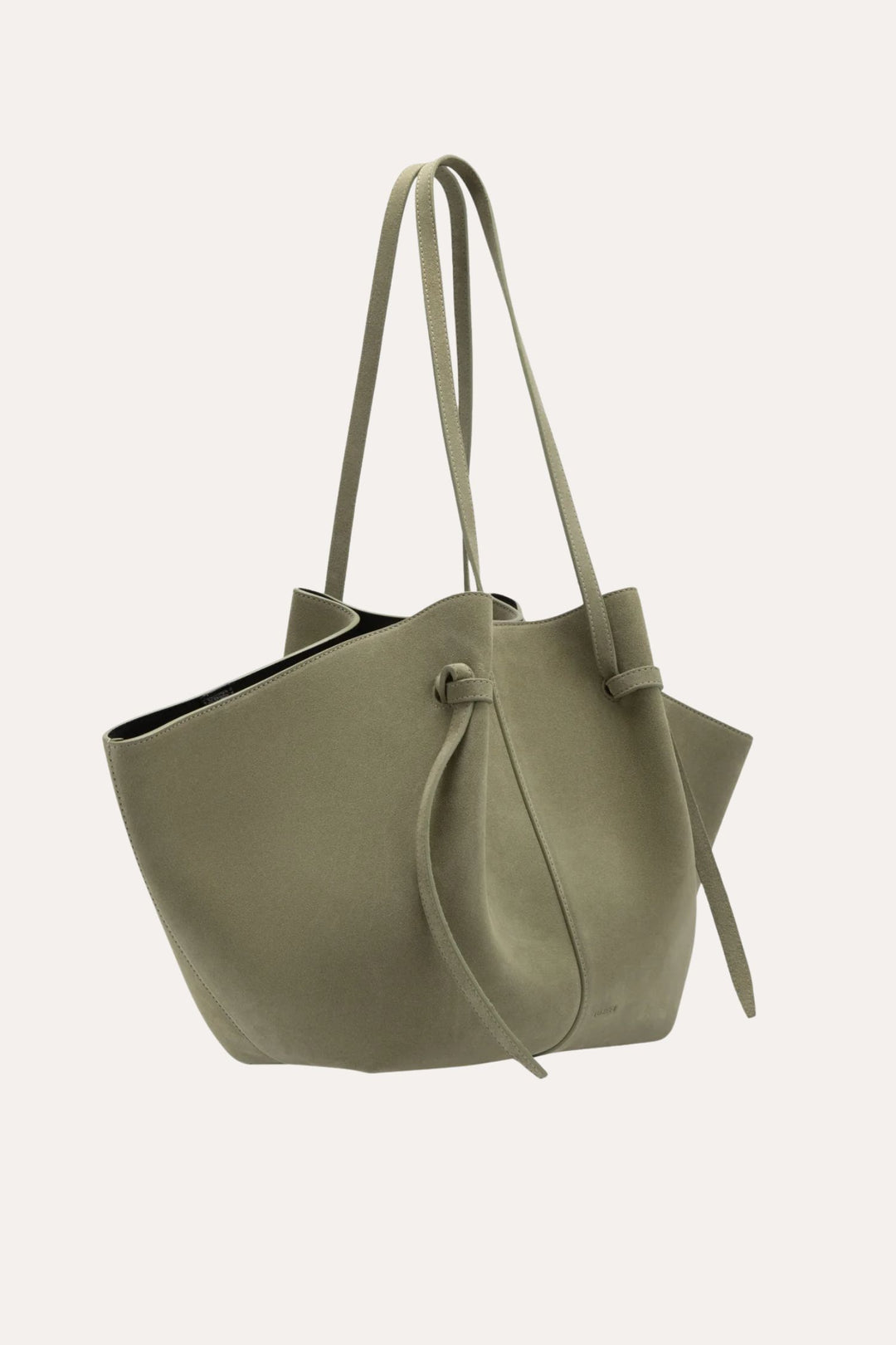 Large Mochi- Olive Suede