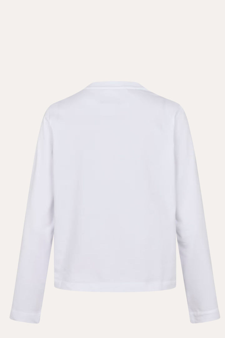 Sacamino ls t-shirt - White