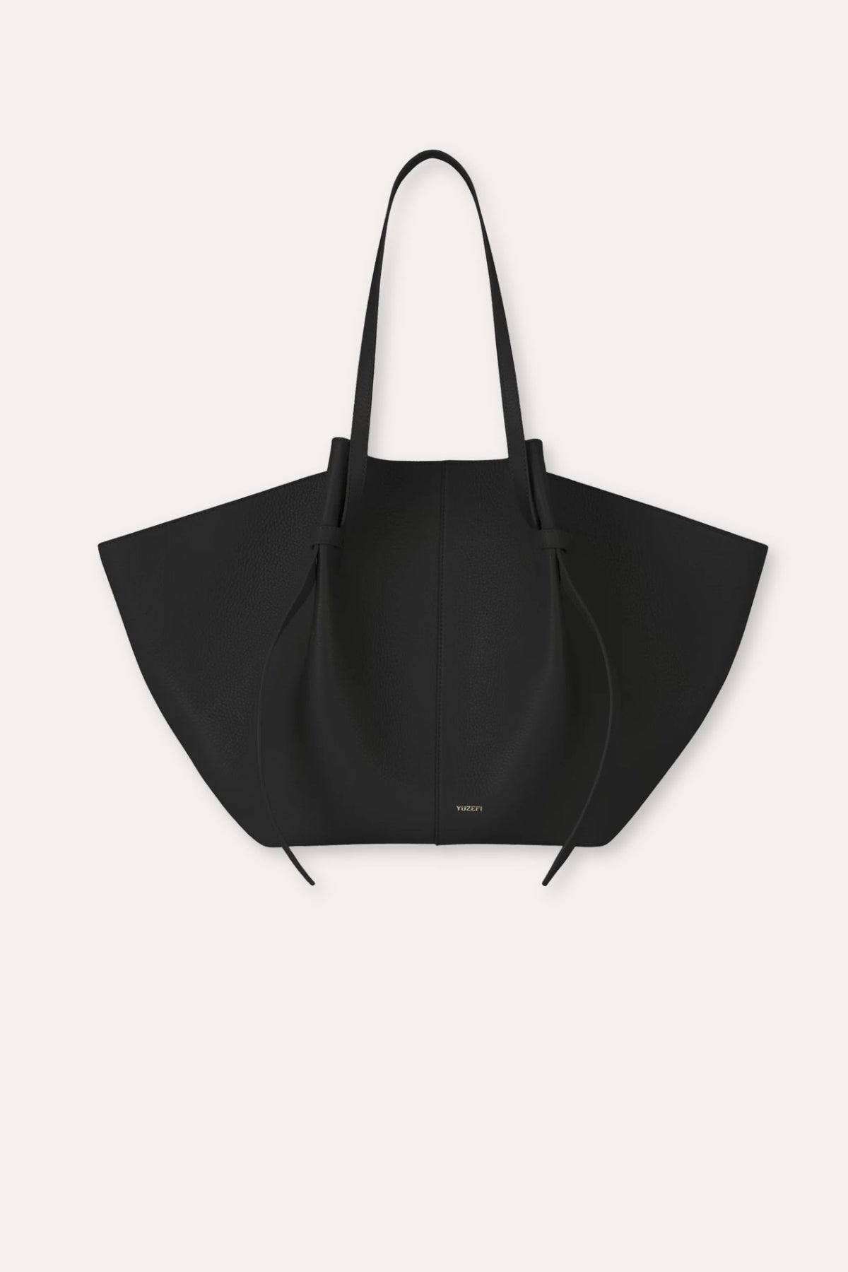 XL Mochi - Black Pebble Grained Leather
