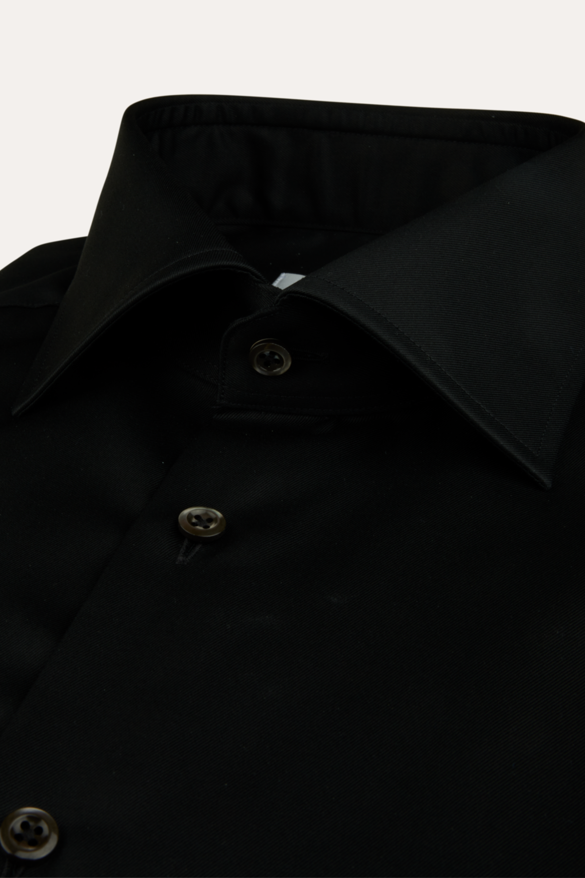 Regular Twill Shirt Black