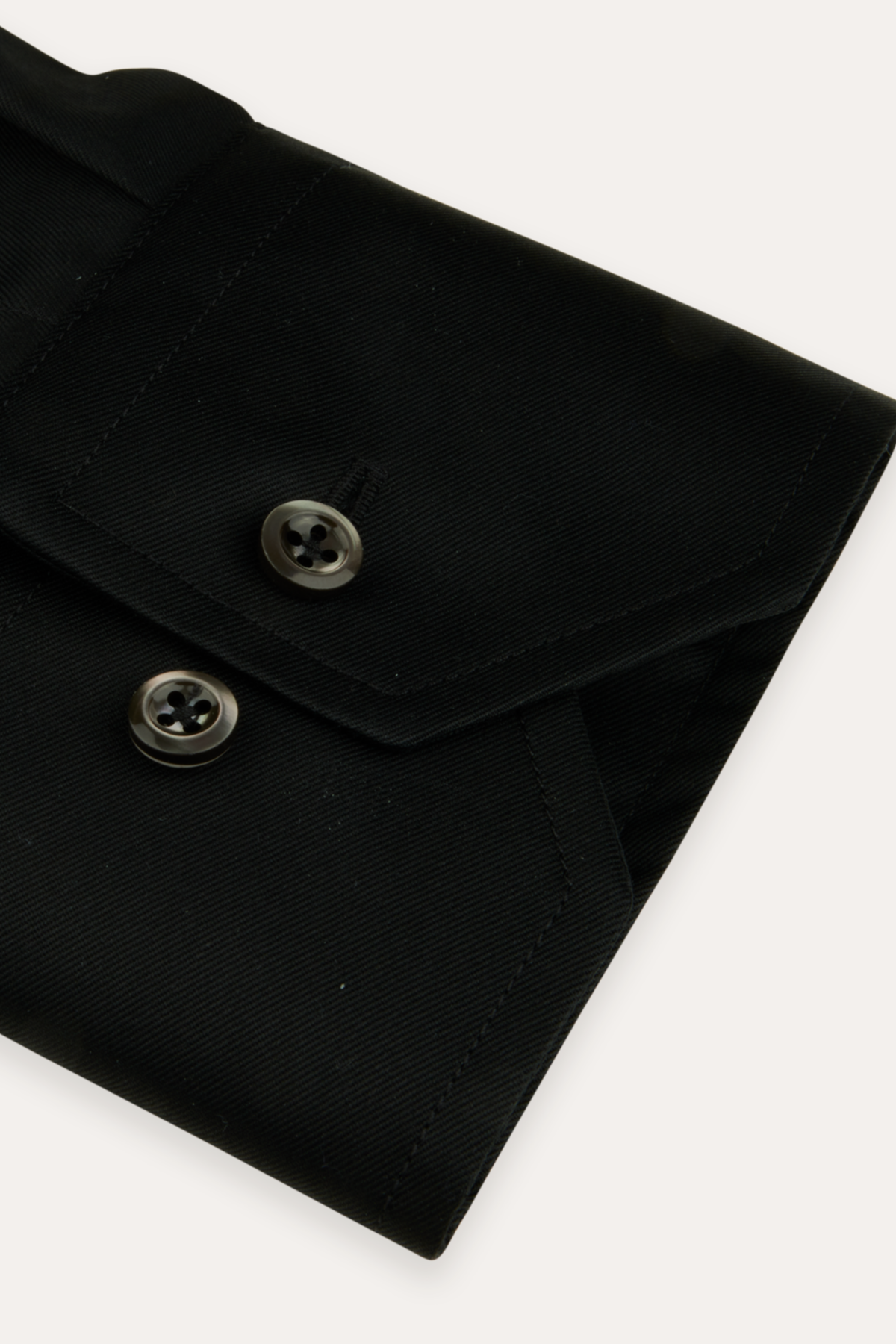 Regular Twill Shirt Black