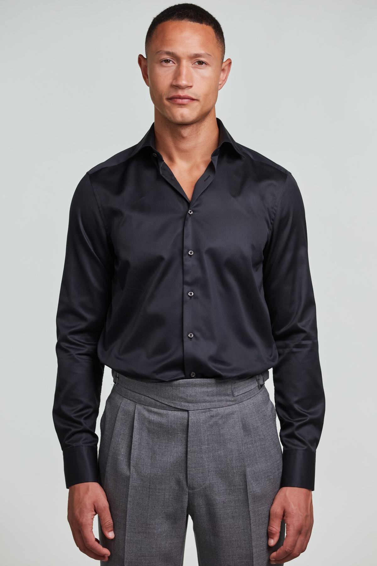 Regular Twill Shirt Black
