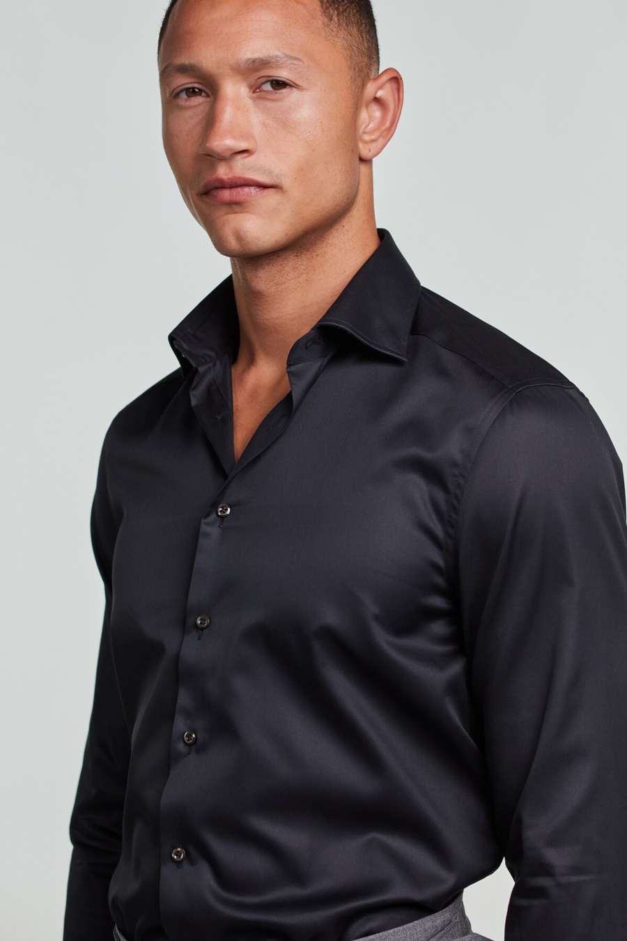 Regular Twill Shirt Black