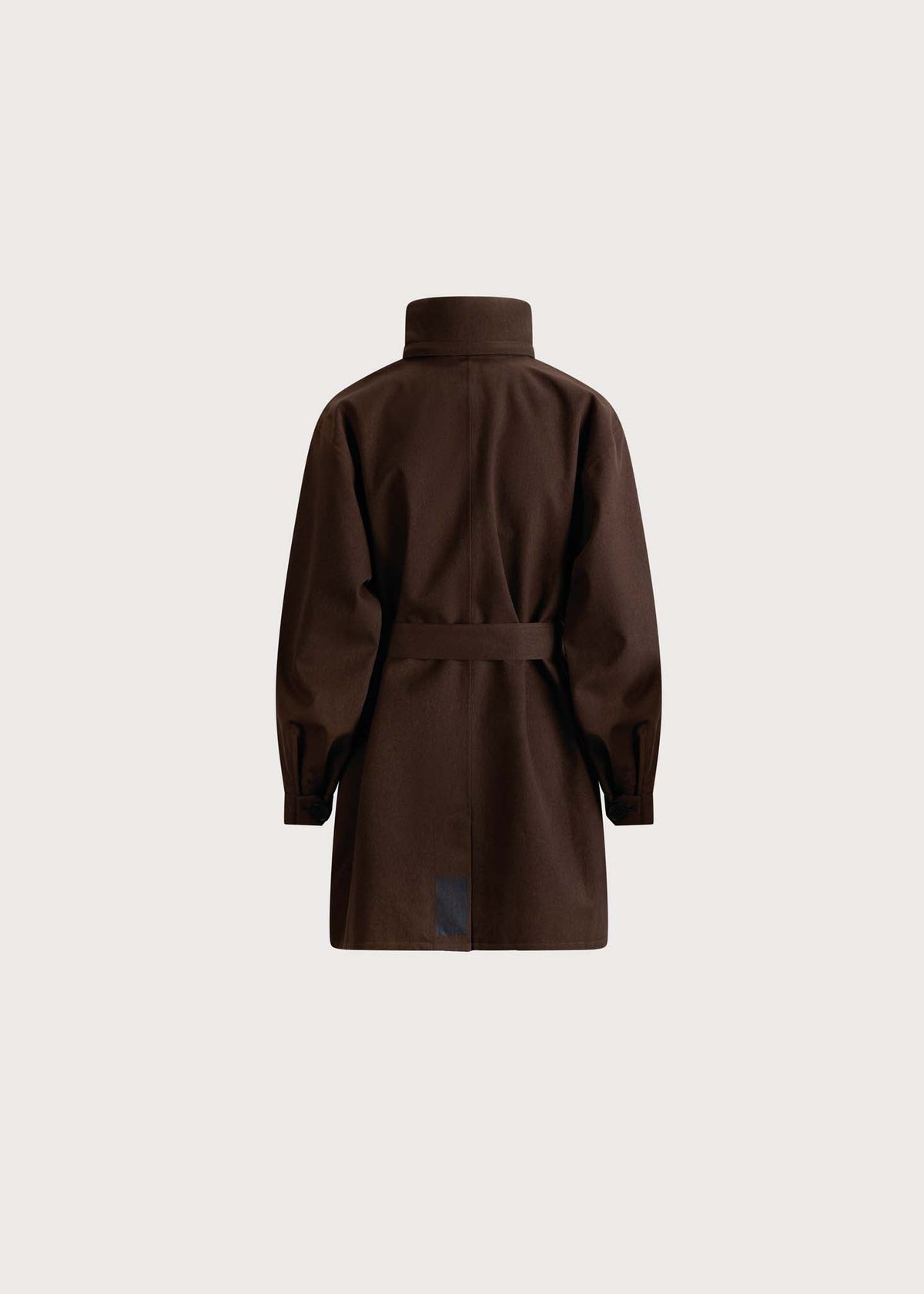 Rossby Coat Chocolate Brown detalj