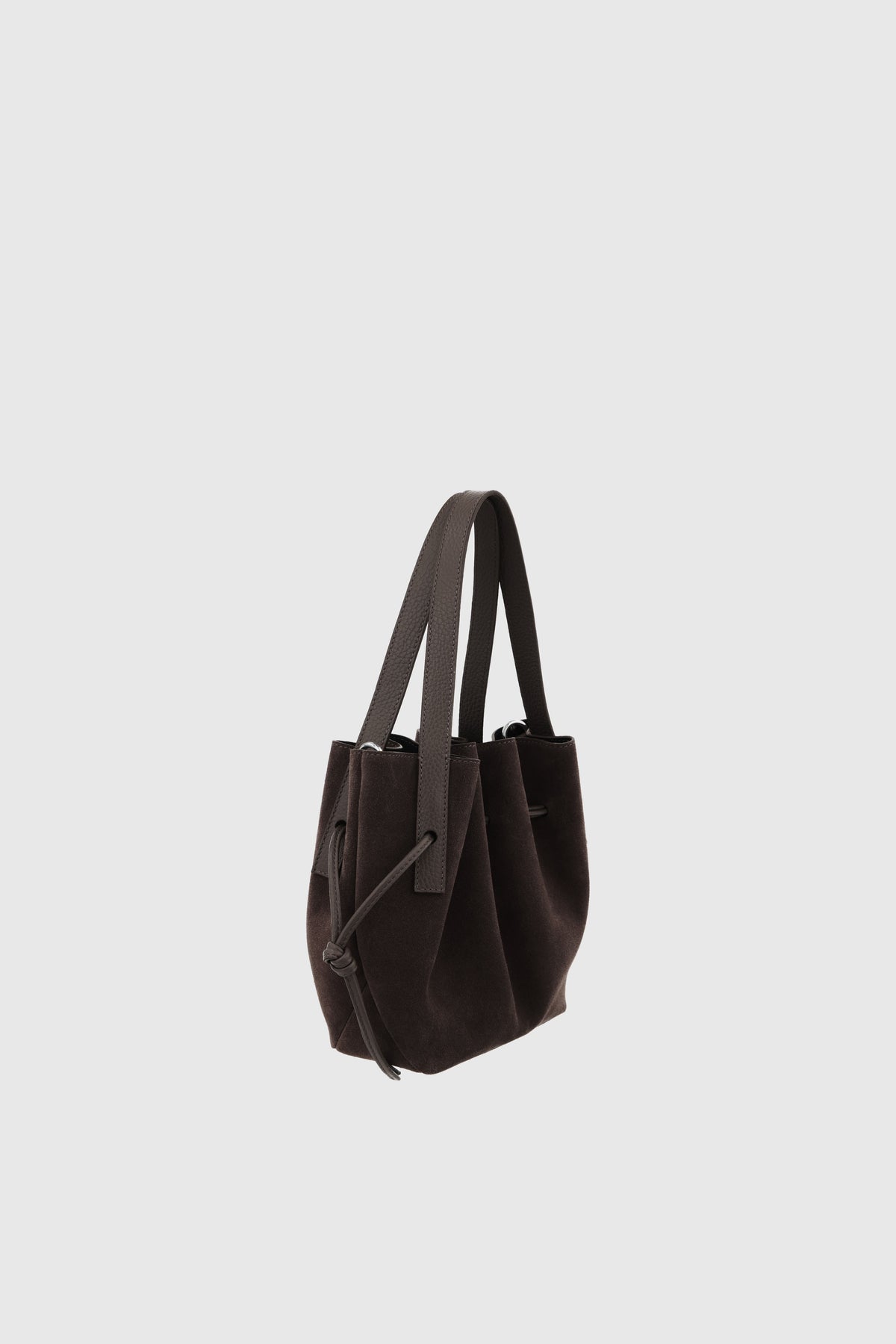 Yuzefi Mini Scallop Tote Ganache Suede