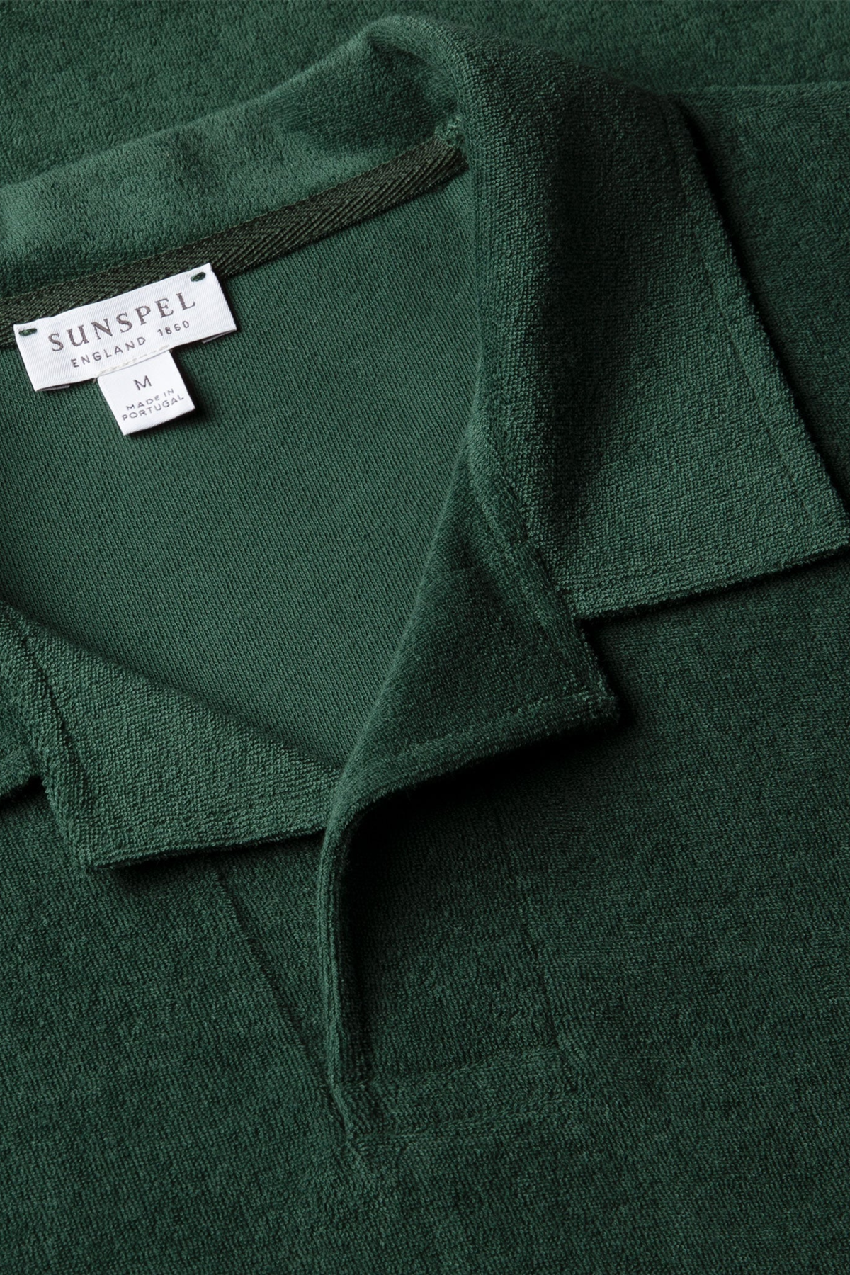 SS Towelling Polo Forest Green