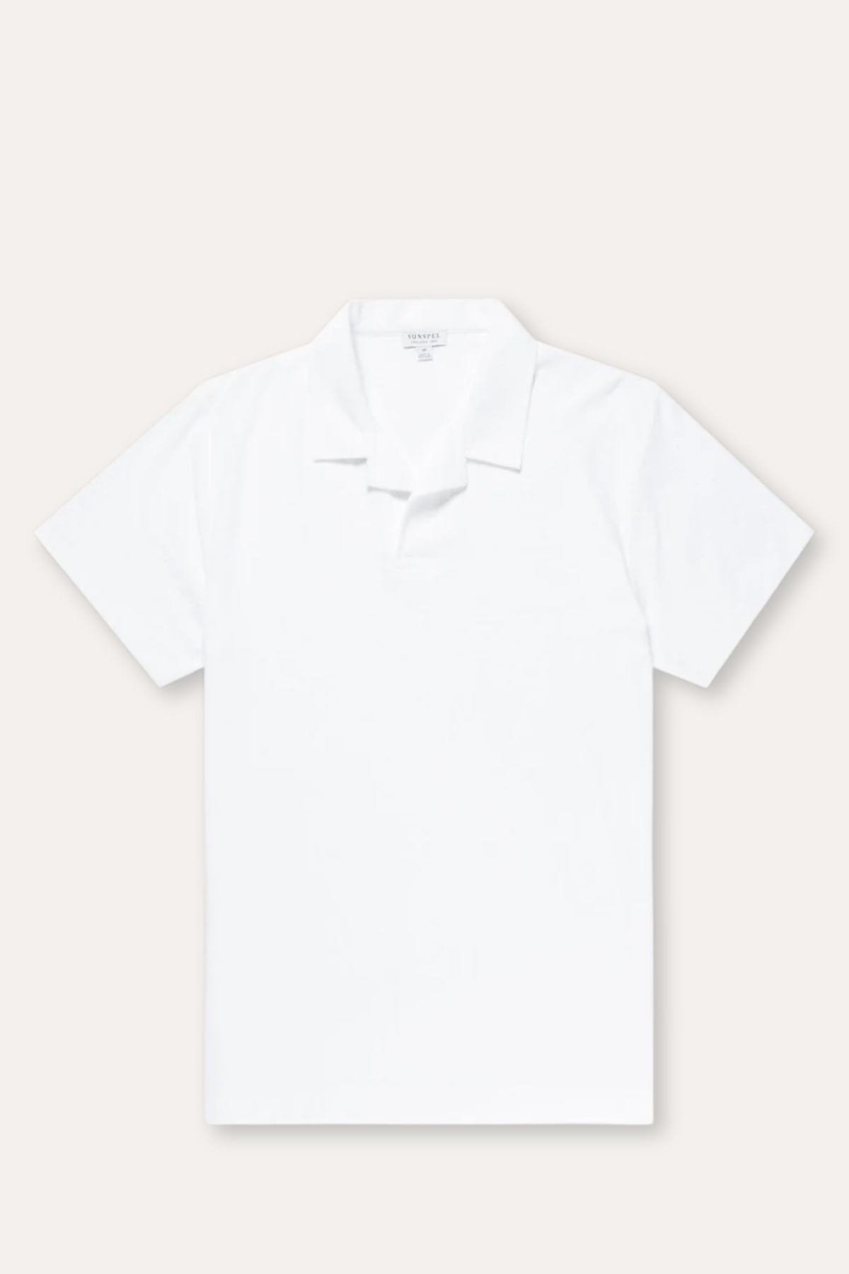 SS Towelling Polo Shirt White