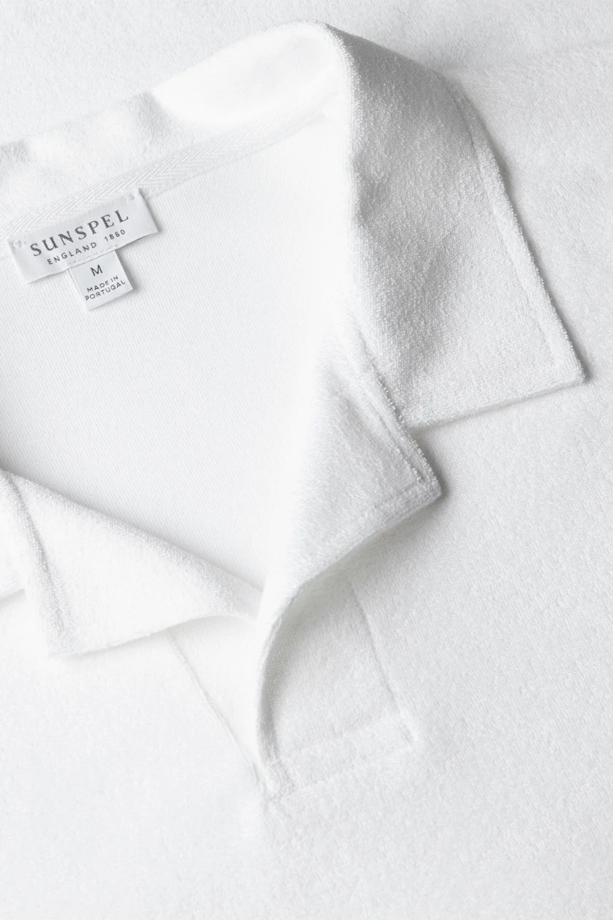 SS Towelling Polo Shirt White