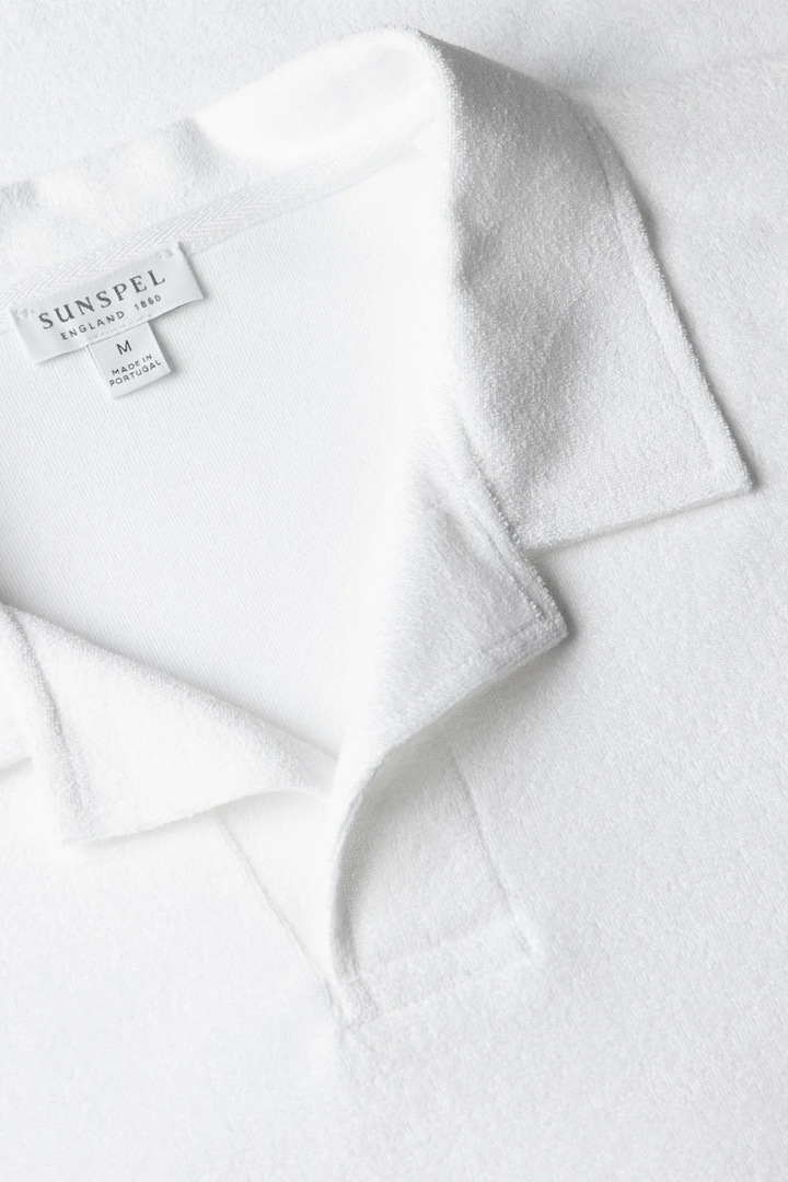 SS Toweling Polo White