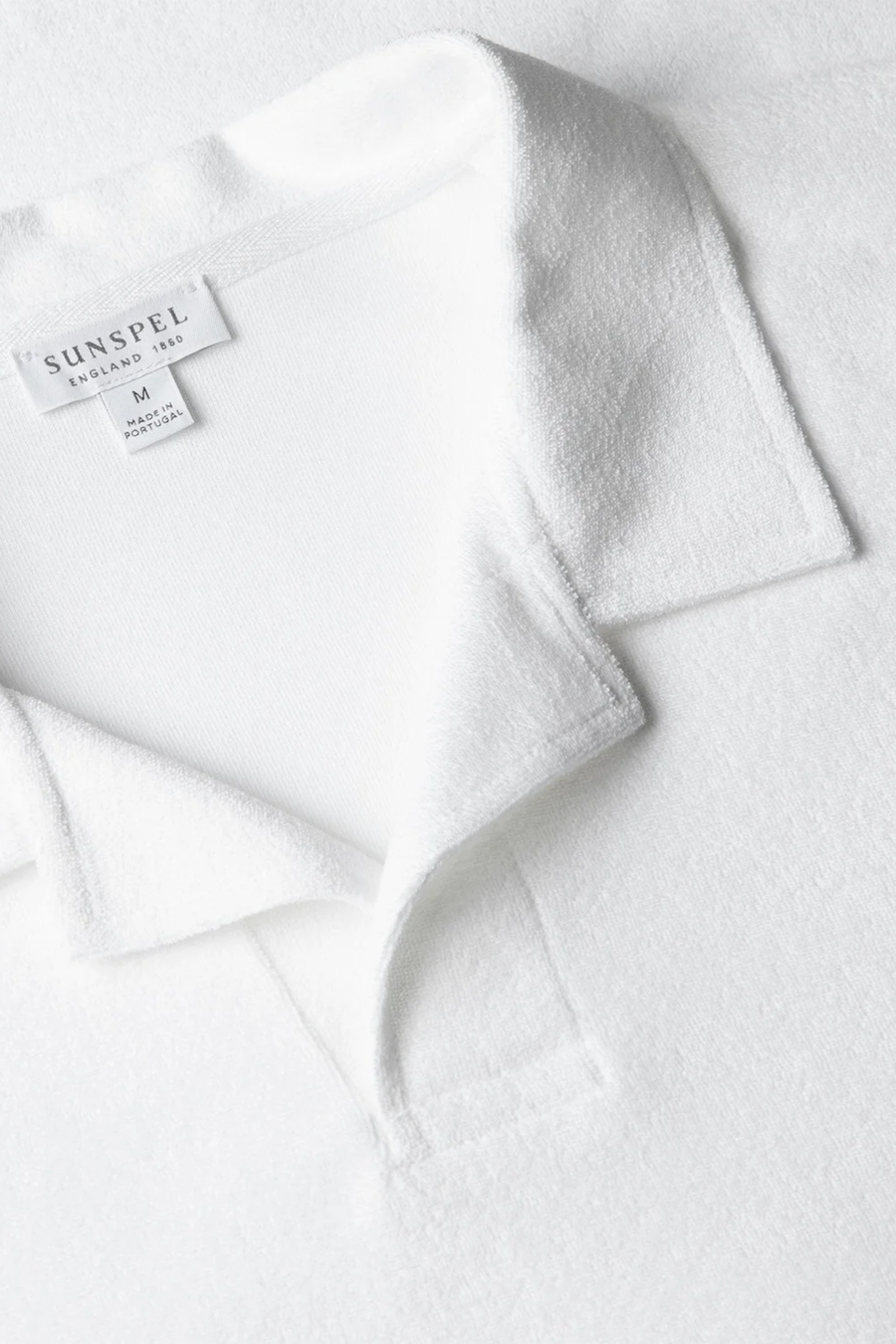SS Towelling Polo Shirt White