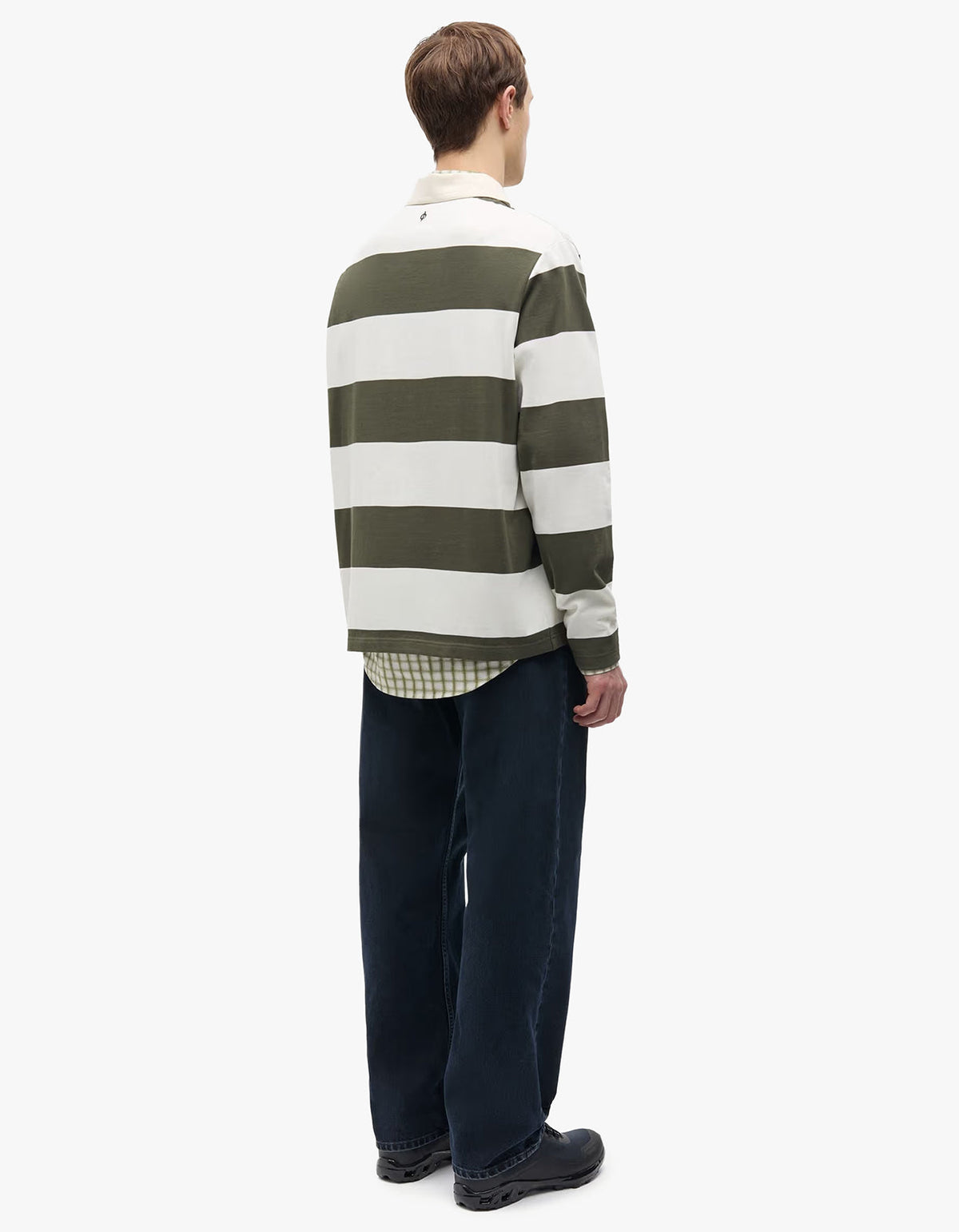 Sakevin x Polo LS Forest Night Stripe