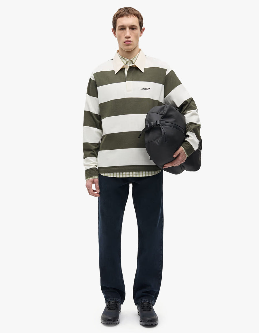 Sakevin x Polo LS Forest Night Stripe