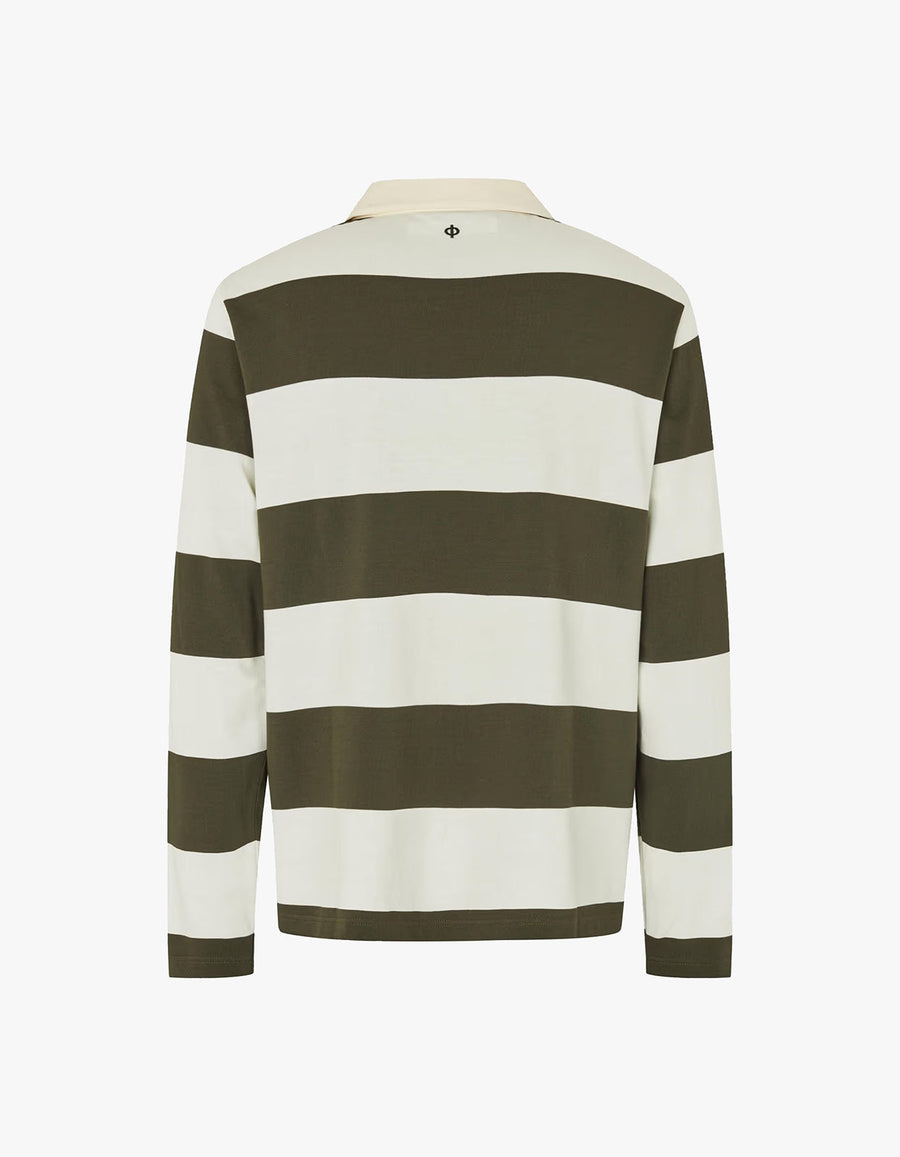 Sakevin x Polo LS Forest Night Stripe