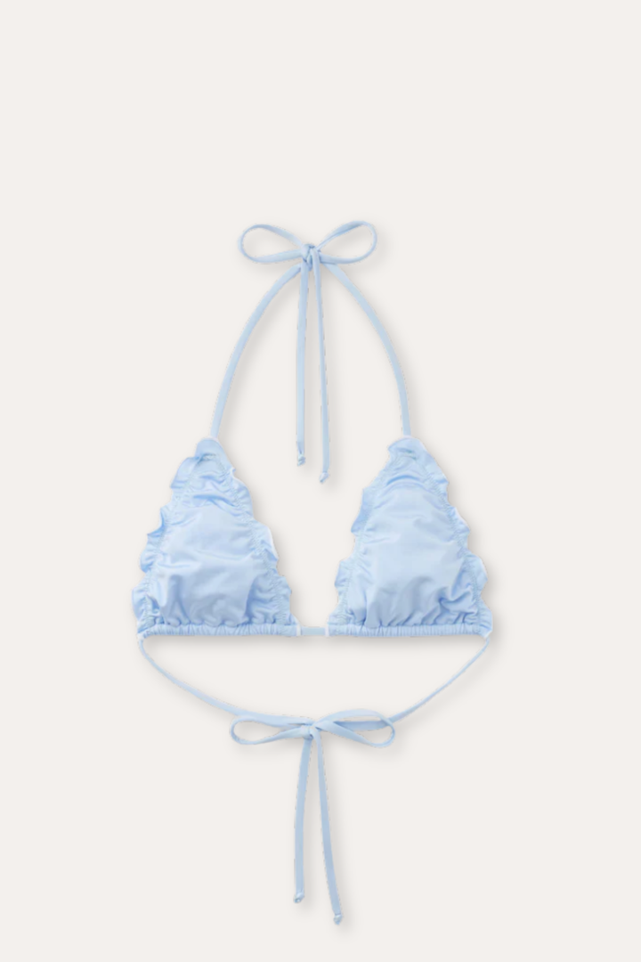 Sea Bikini Top - Pearl Blue