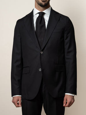 Siena Slim Fit Wool Blazer Black