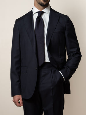 Siena Slim Fit Wool Blazer Peacoat Blue