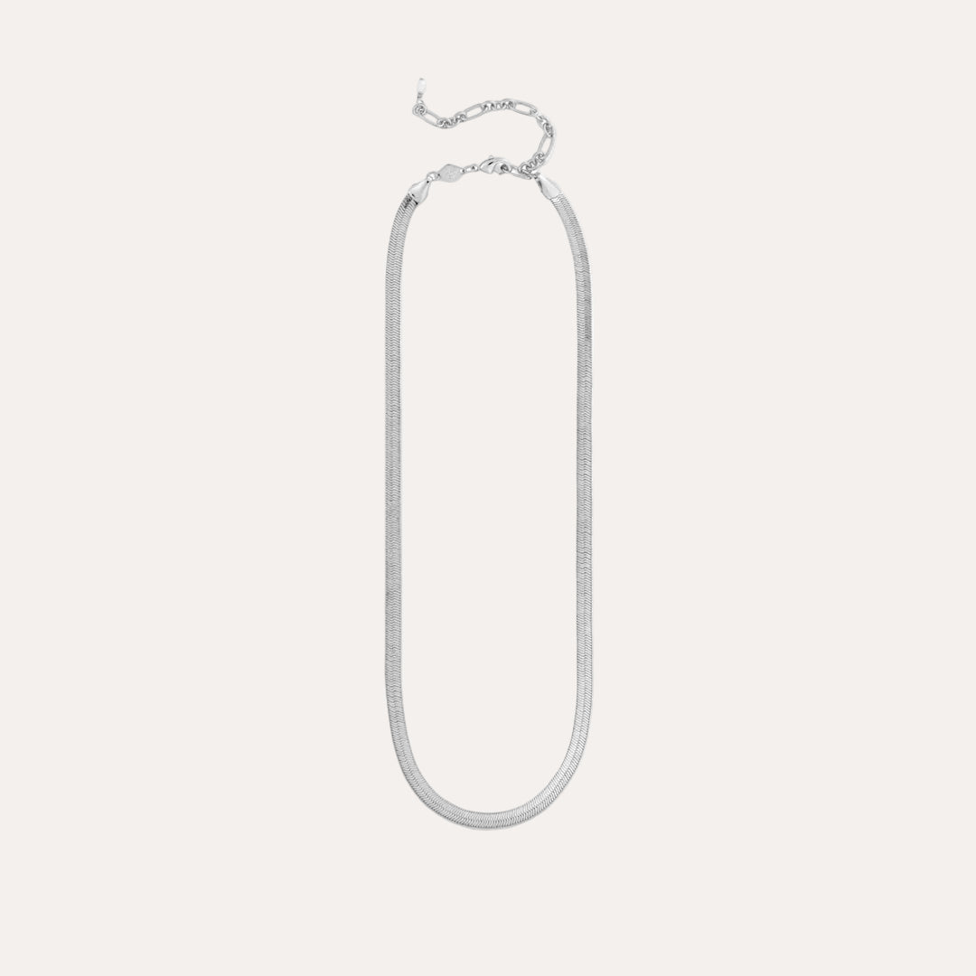 Snake Charmer Necklace Silver