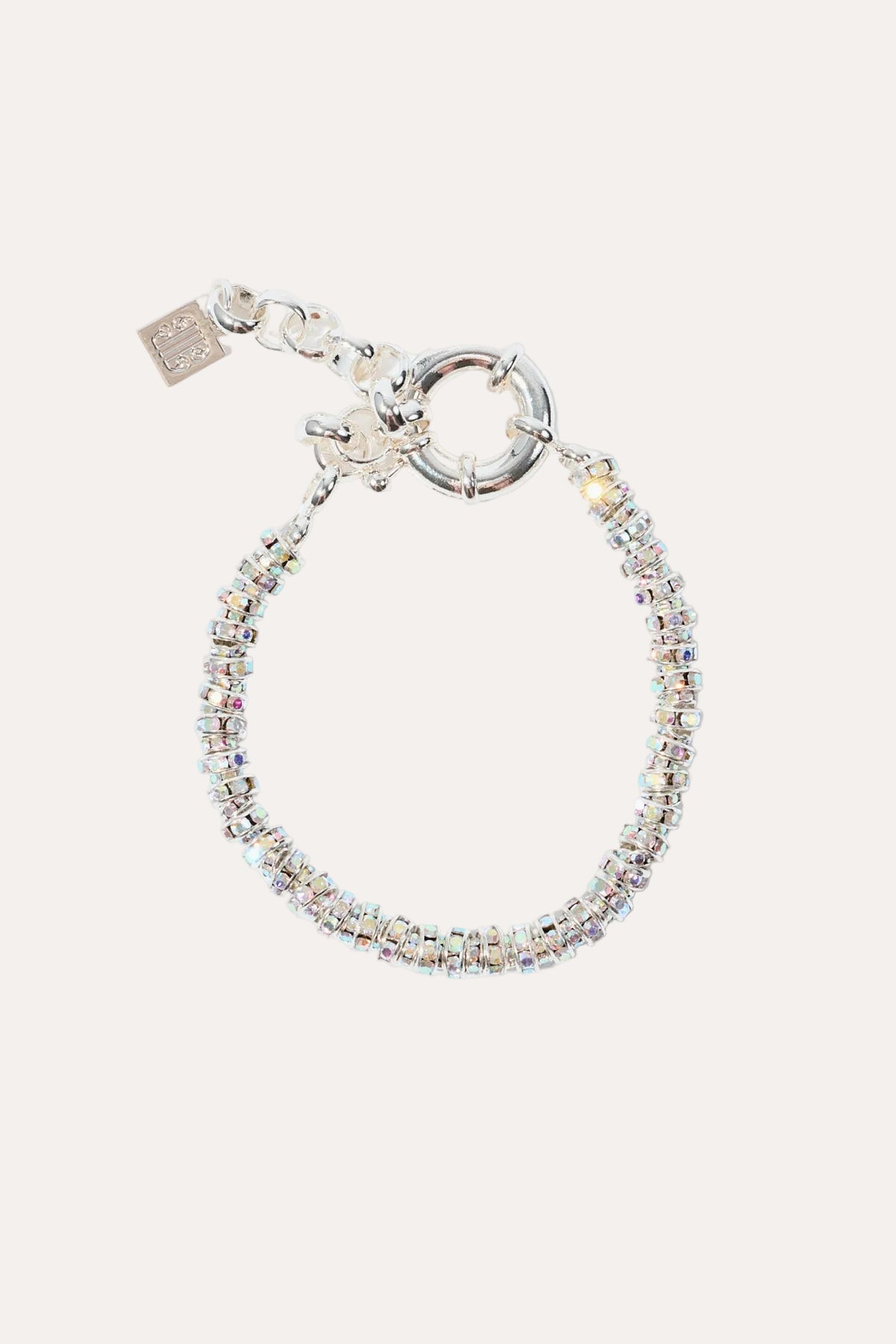 Skinny Diamond Bracelet Silver