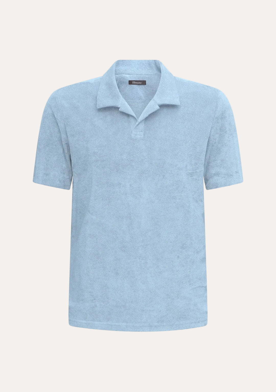 Riviera Terry Polo Short Sleeve Sky Blue