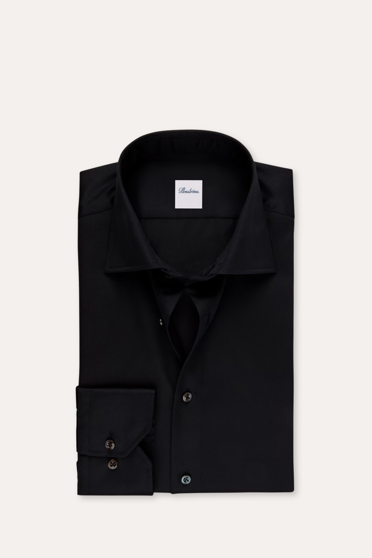 Slimline Twill Shirt Black