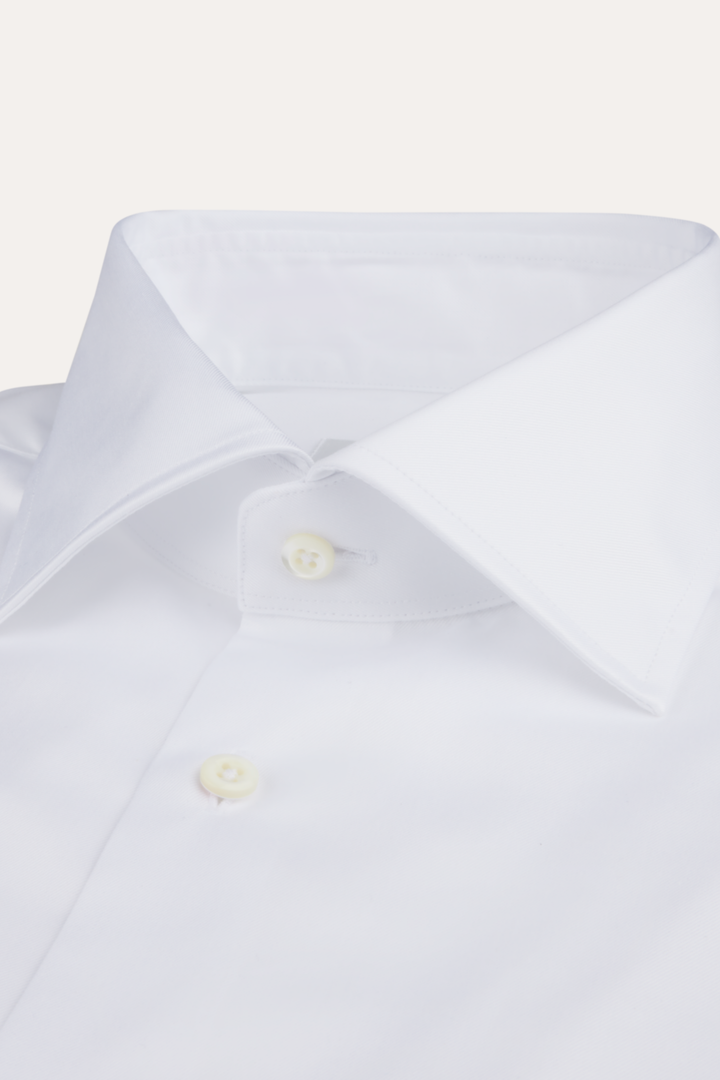 Slimline Twill Shirt XL-Sleeves White