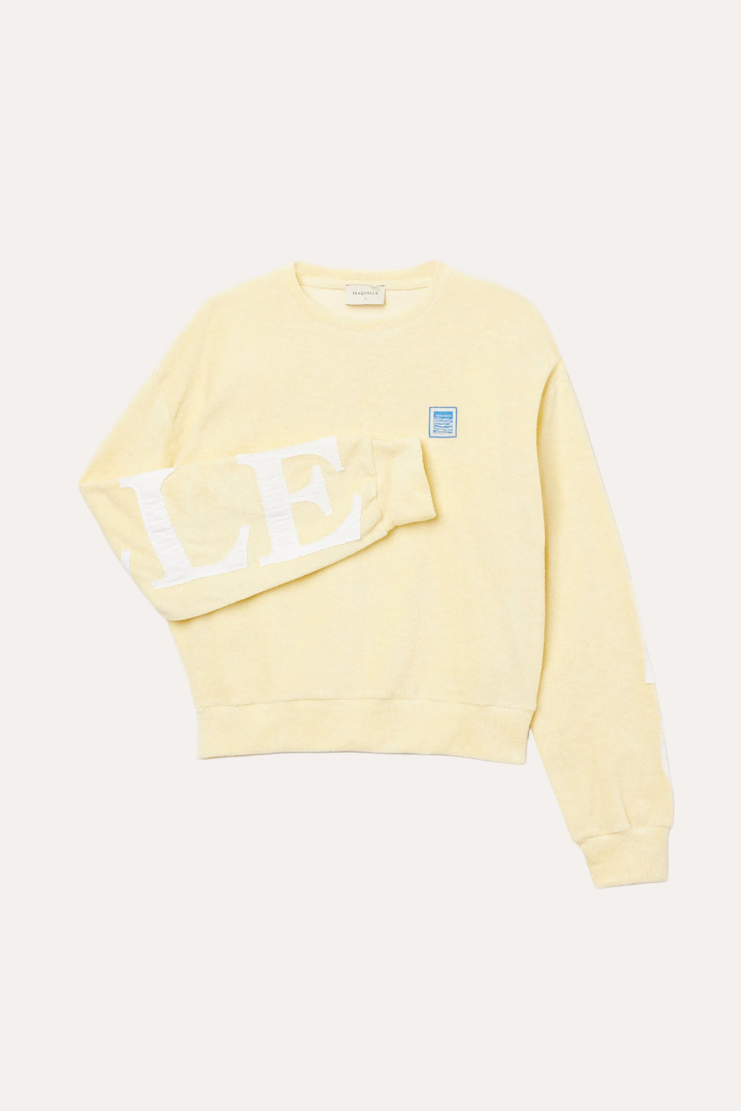 Terry logo sweat Light Yellow - packshot