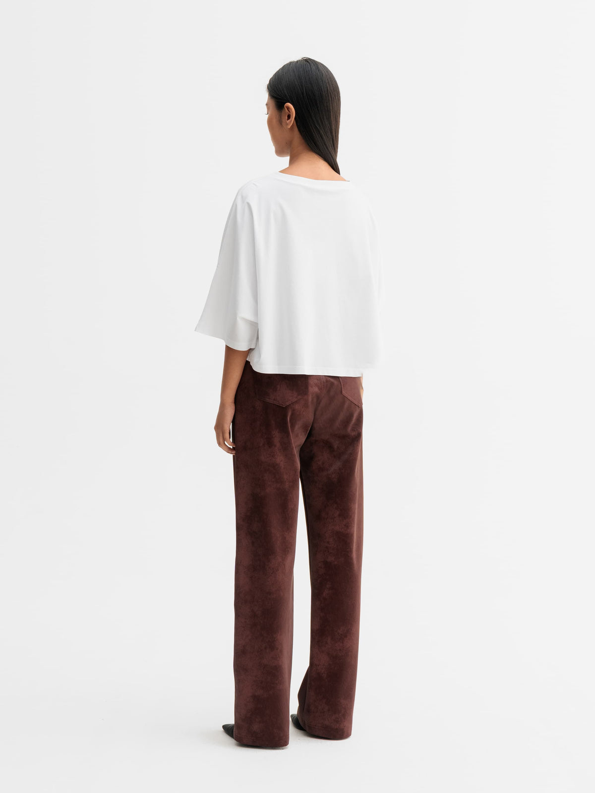 Thea Jersey Tee White