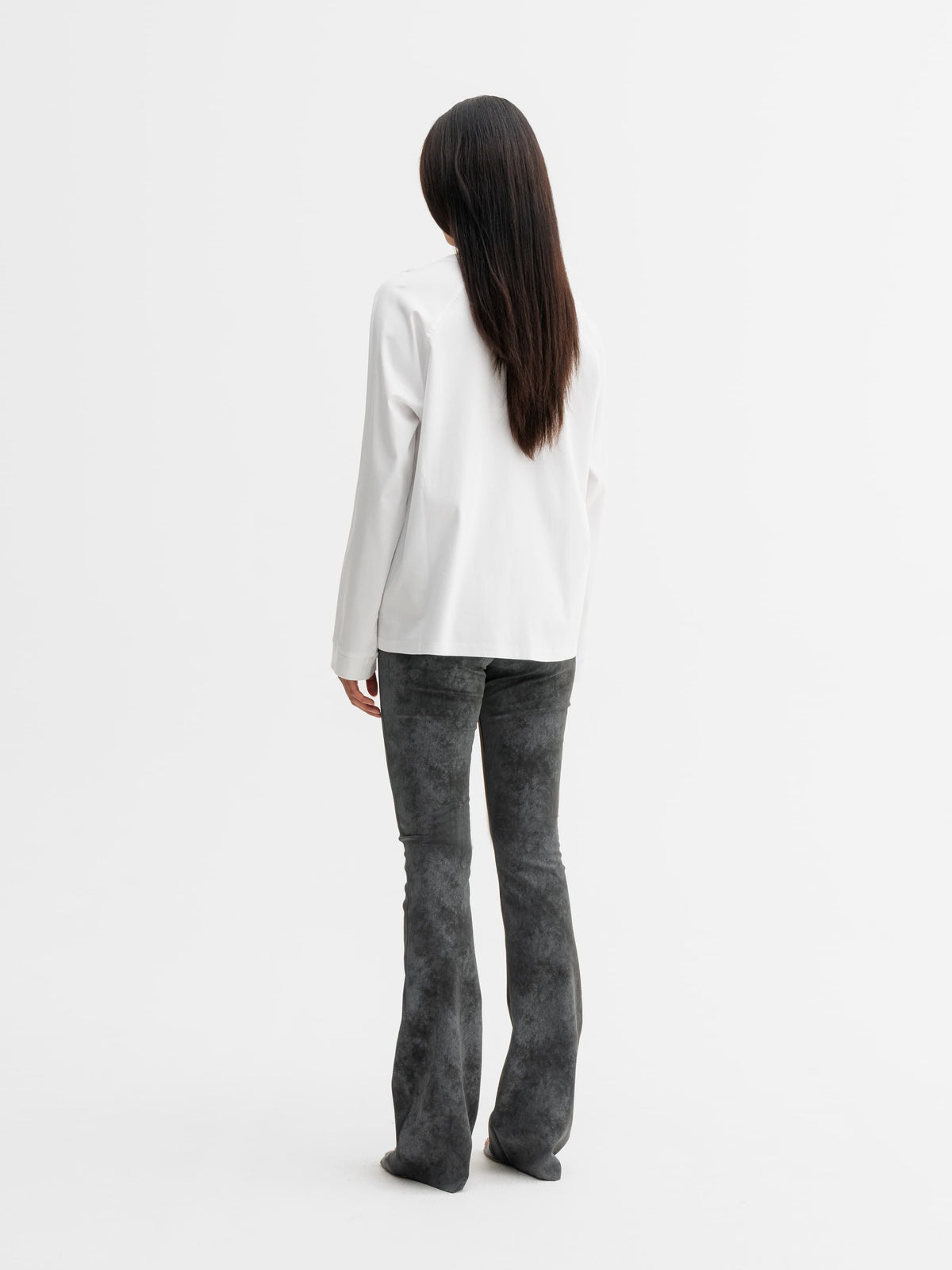 Thelma LS Cotton Tee White