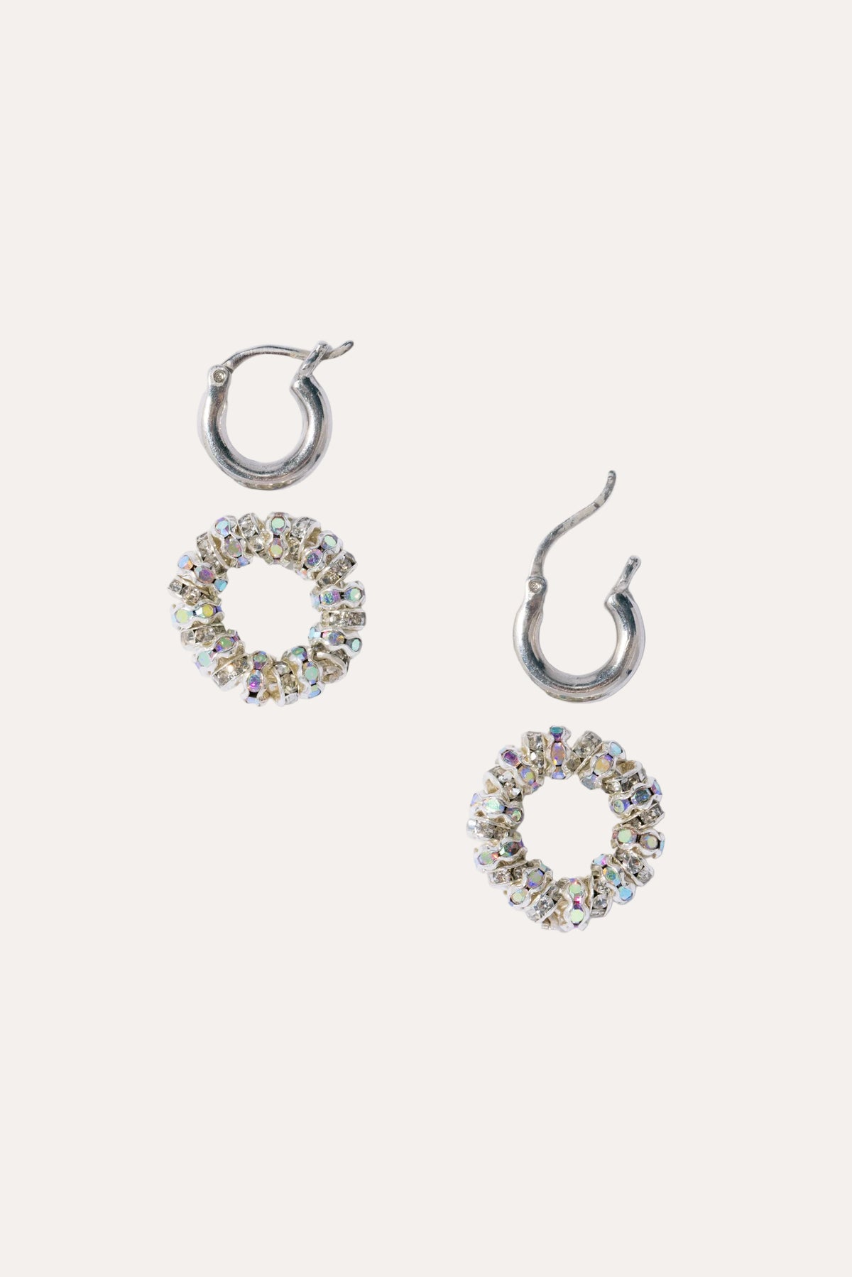 Tiny Creoles Silver