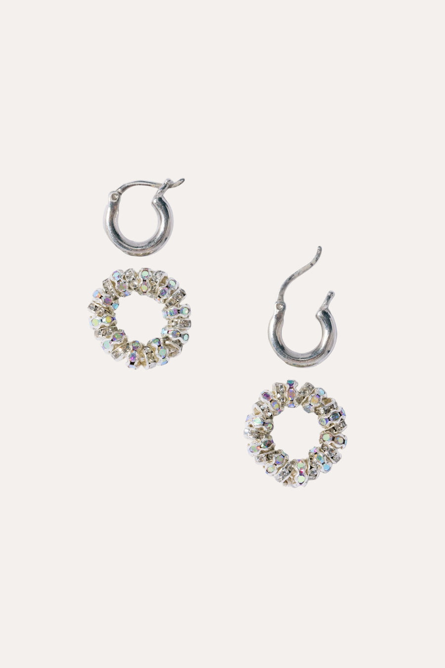 Tiny Creoles Silver