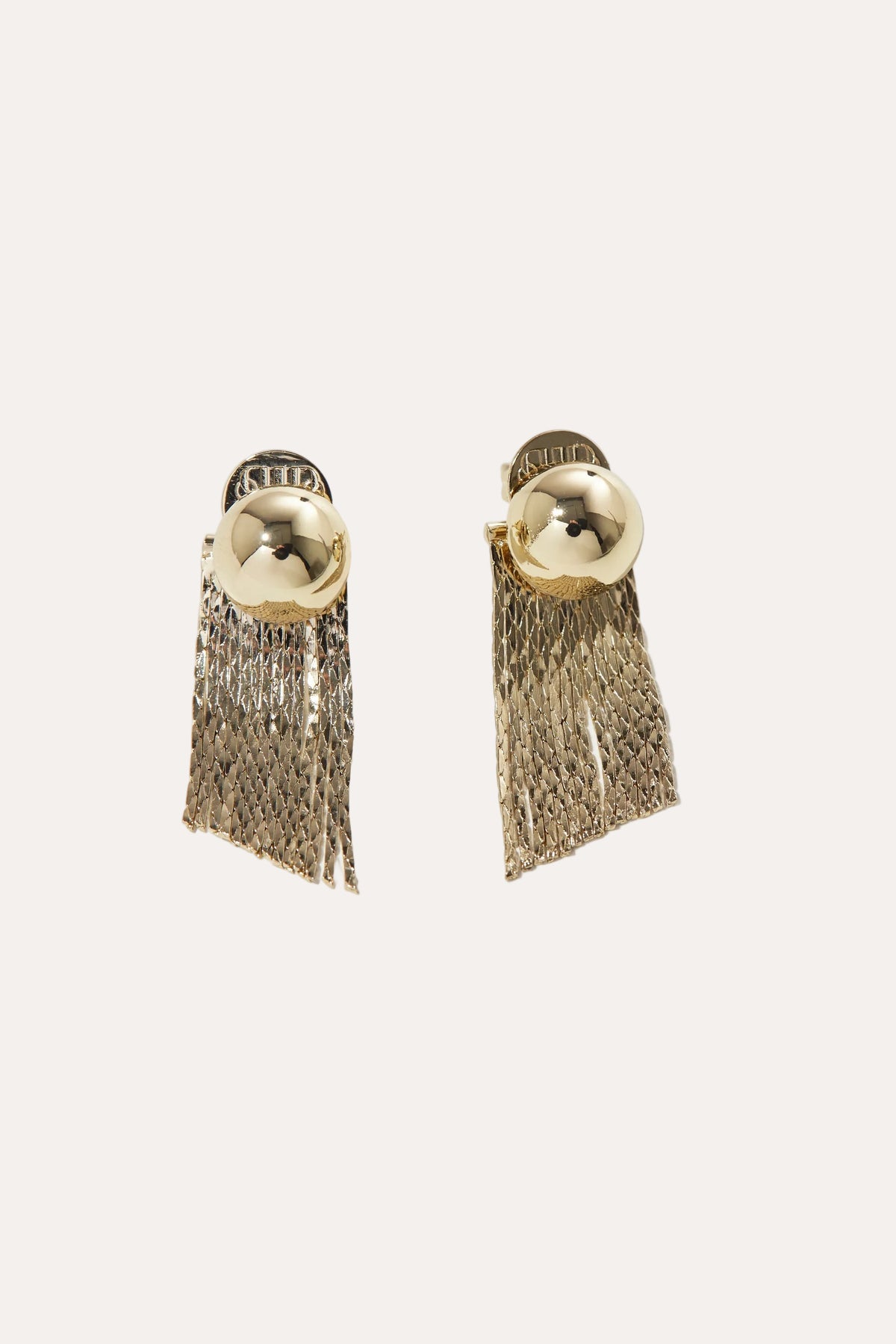 Tiny Medusa Studs Gold