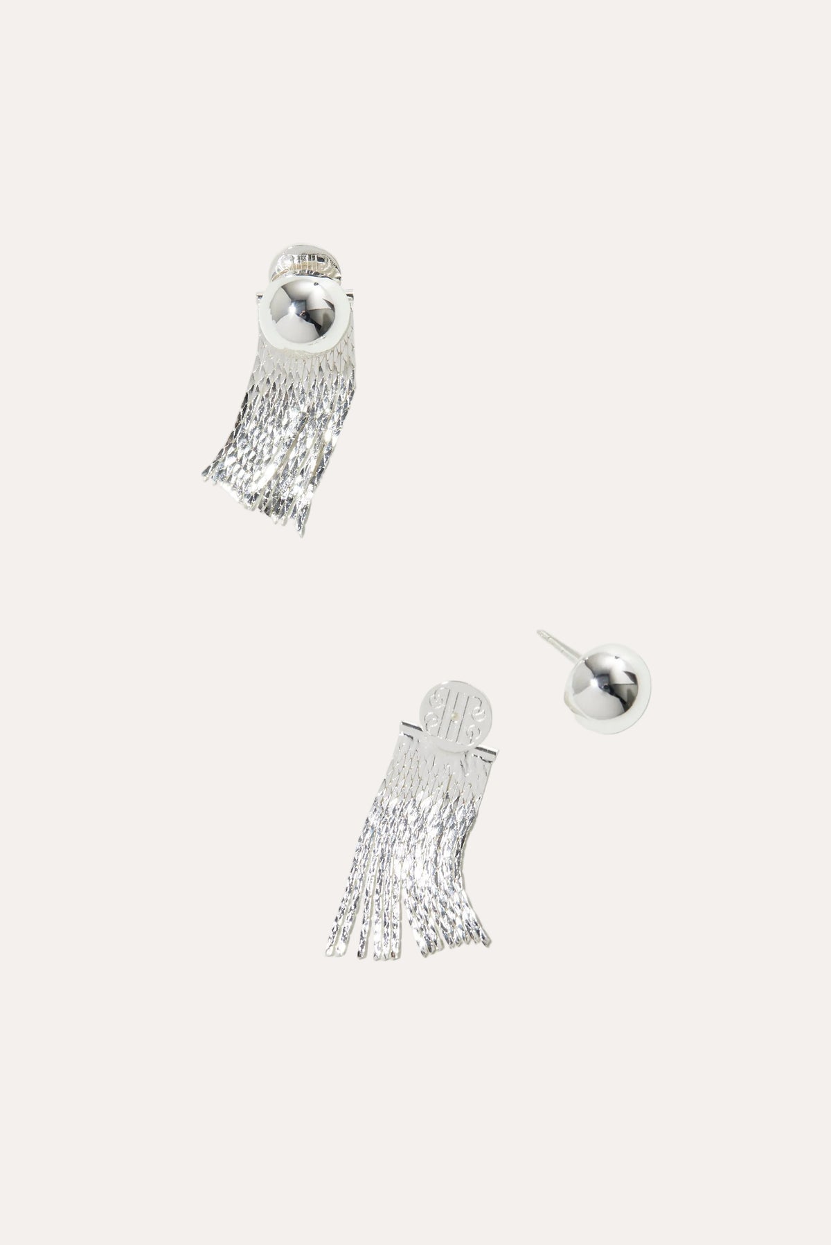 Tiny Medusa Studs Silver