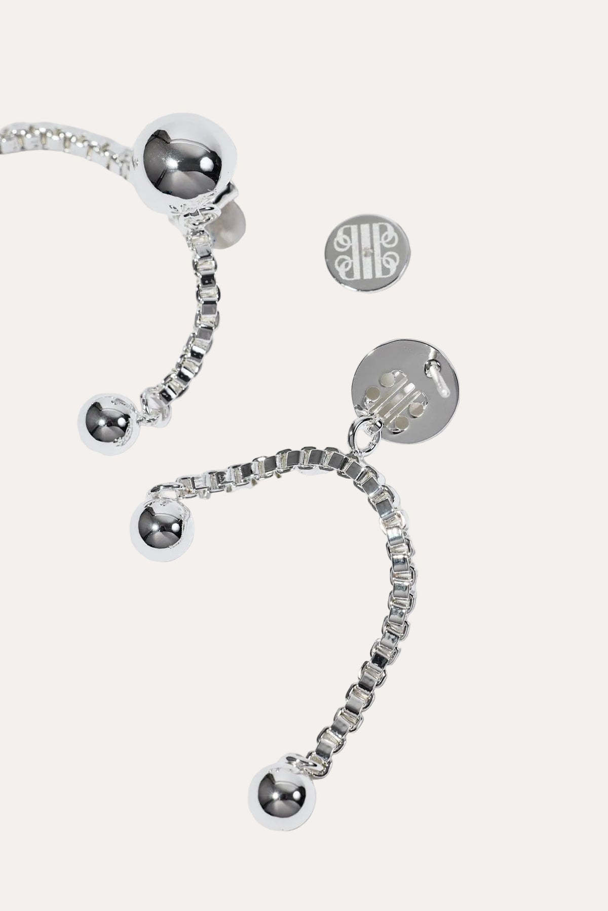 Tiny Solar Studs Silver