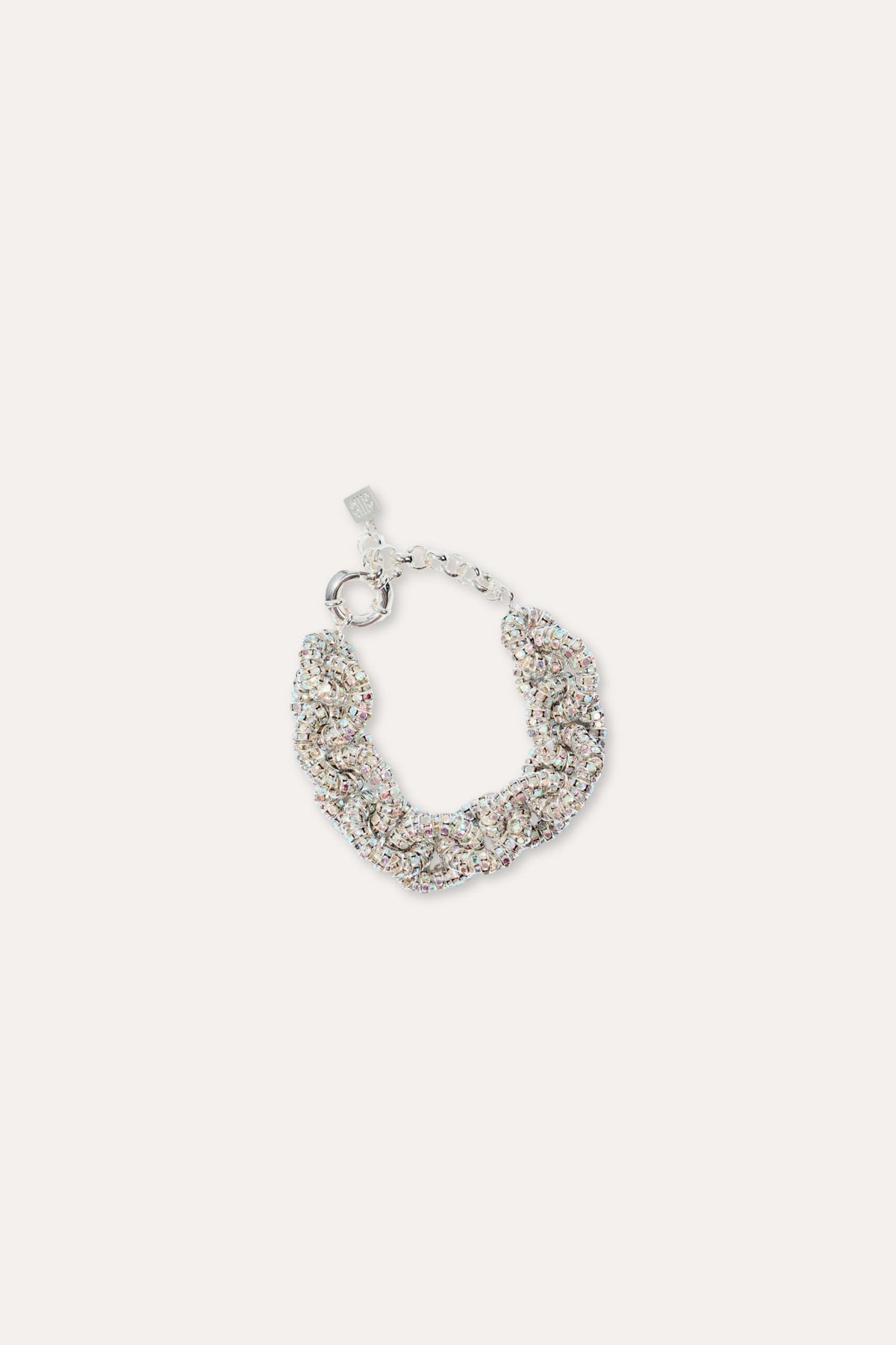 Tiny Tire Bracelet- Silver