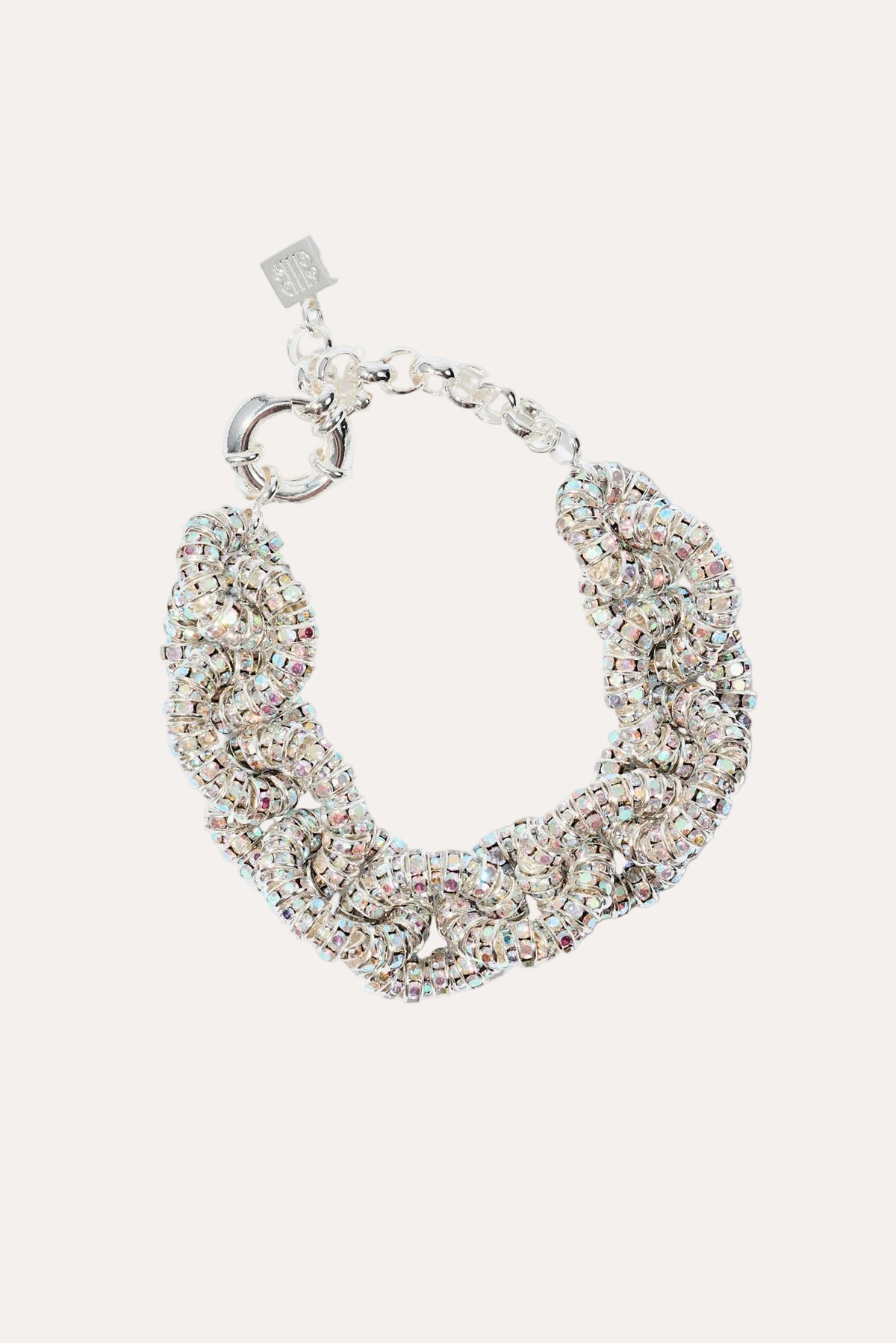 Tiny Tire Bracelet Silver