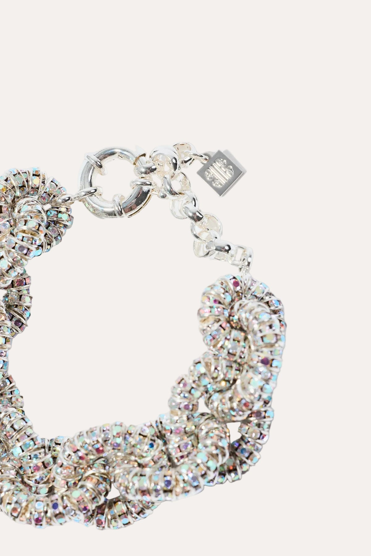 Tiny Tire Bracelet Silver