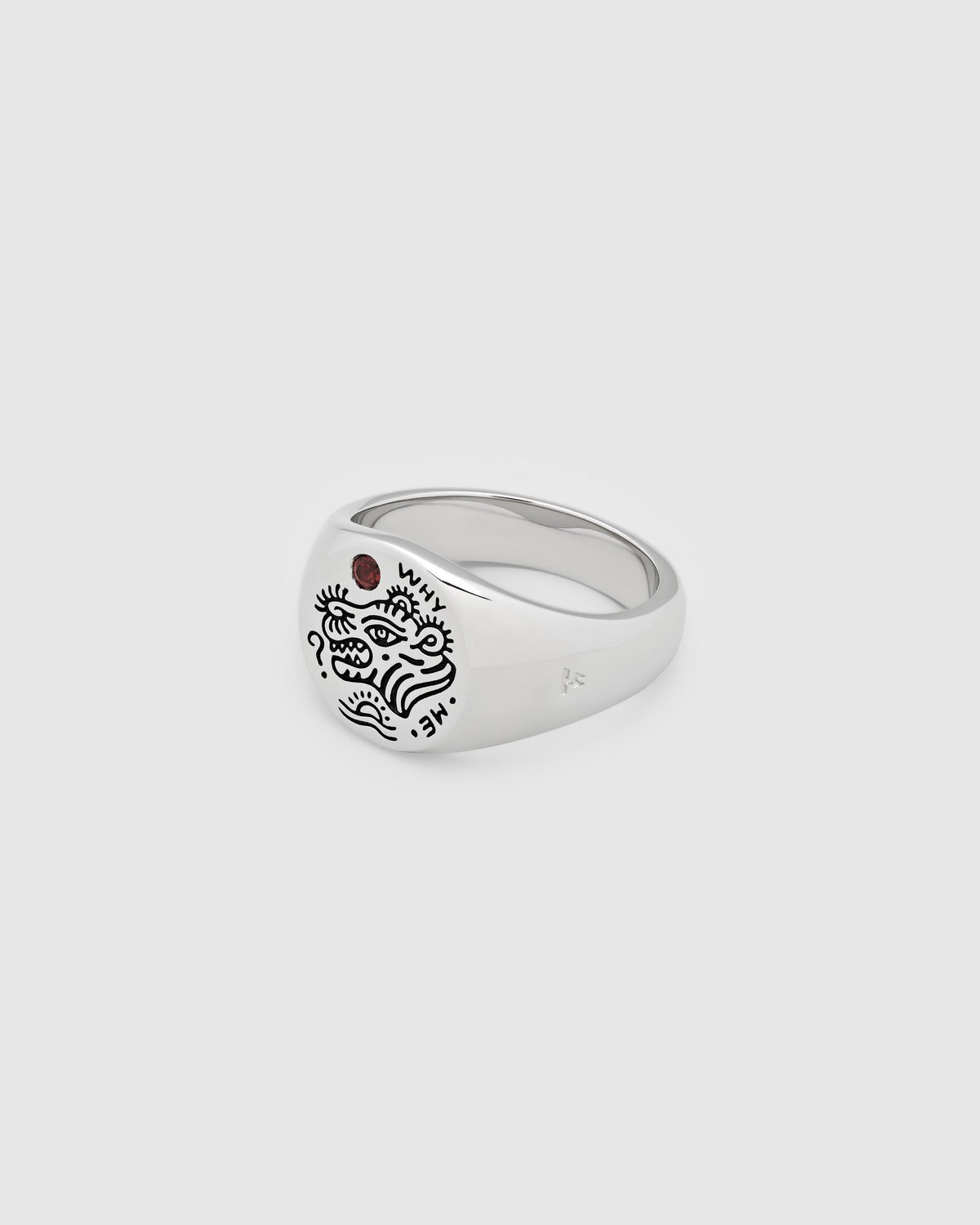 Why Me Ring Silver model 2
