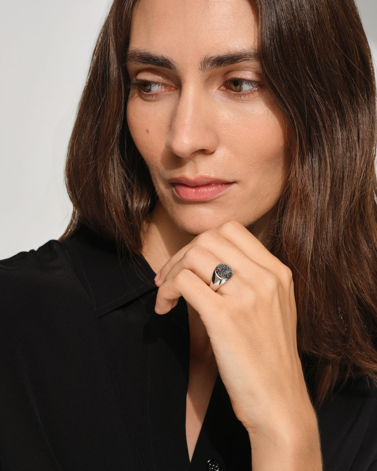 Why Me Ring Silver model 3