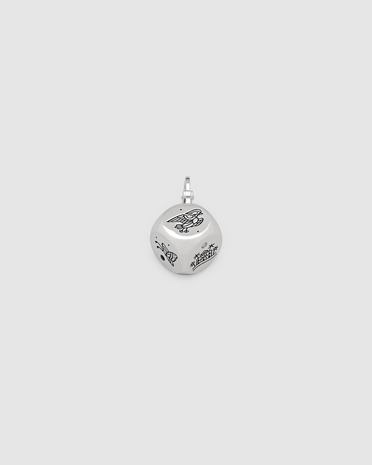 Roll The Dice Charm – 925 Sterling Silver