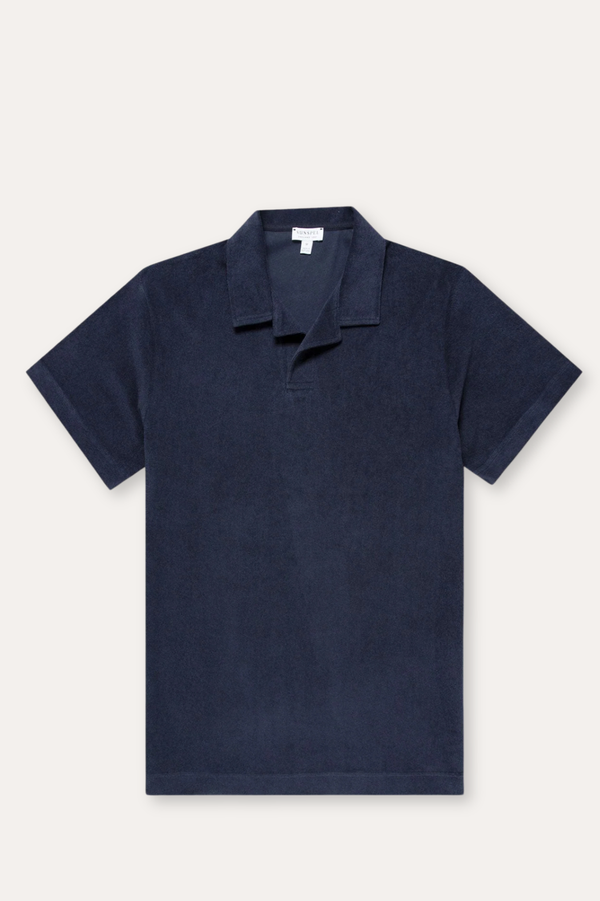 SS Towelling Polo Shirt Navy