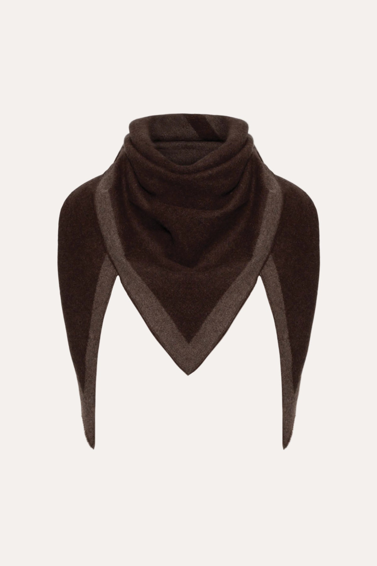 Triangle Scarf - Cacao / Tobacco