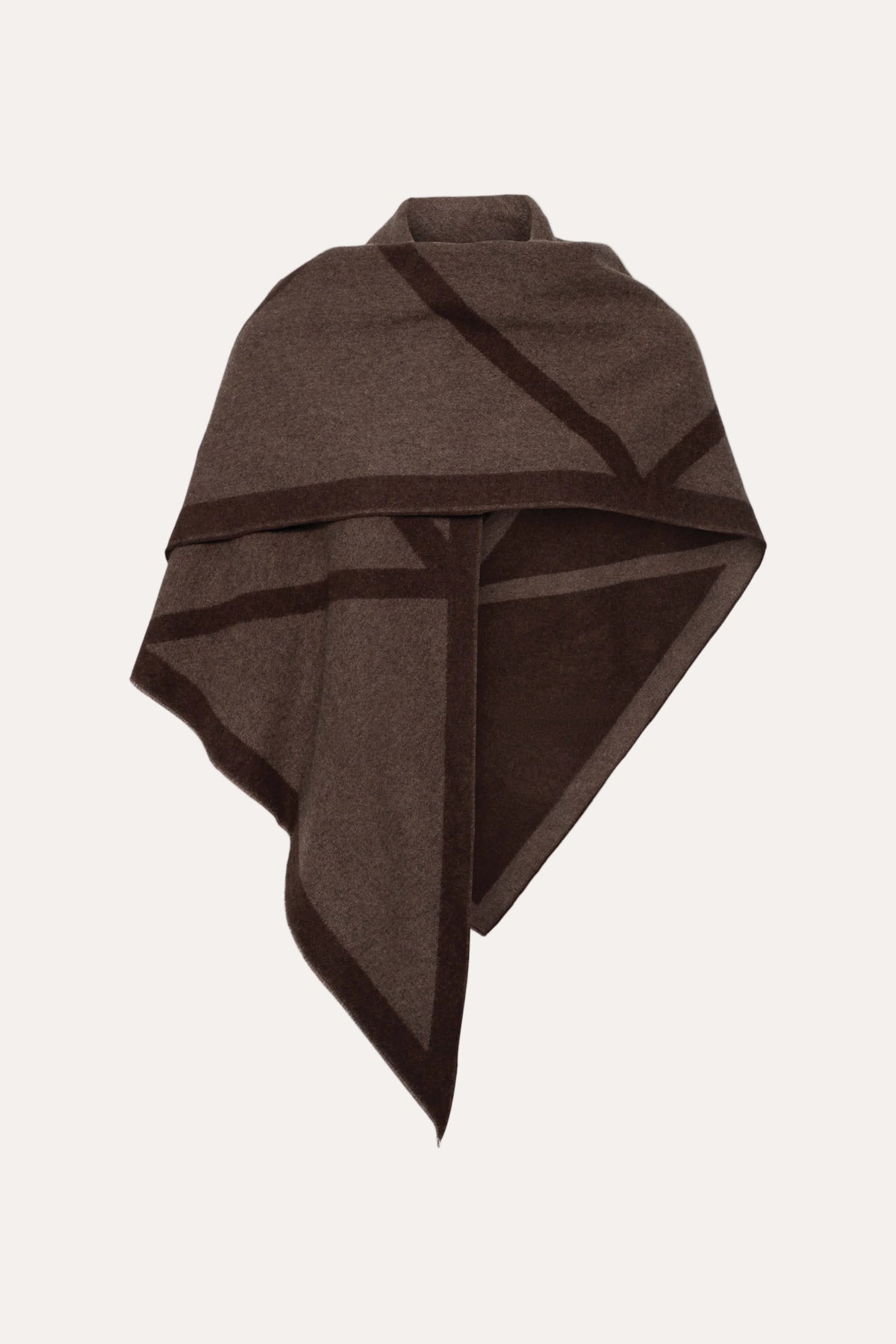 Triangle Scarf - Cacao / Tobacco
