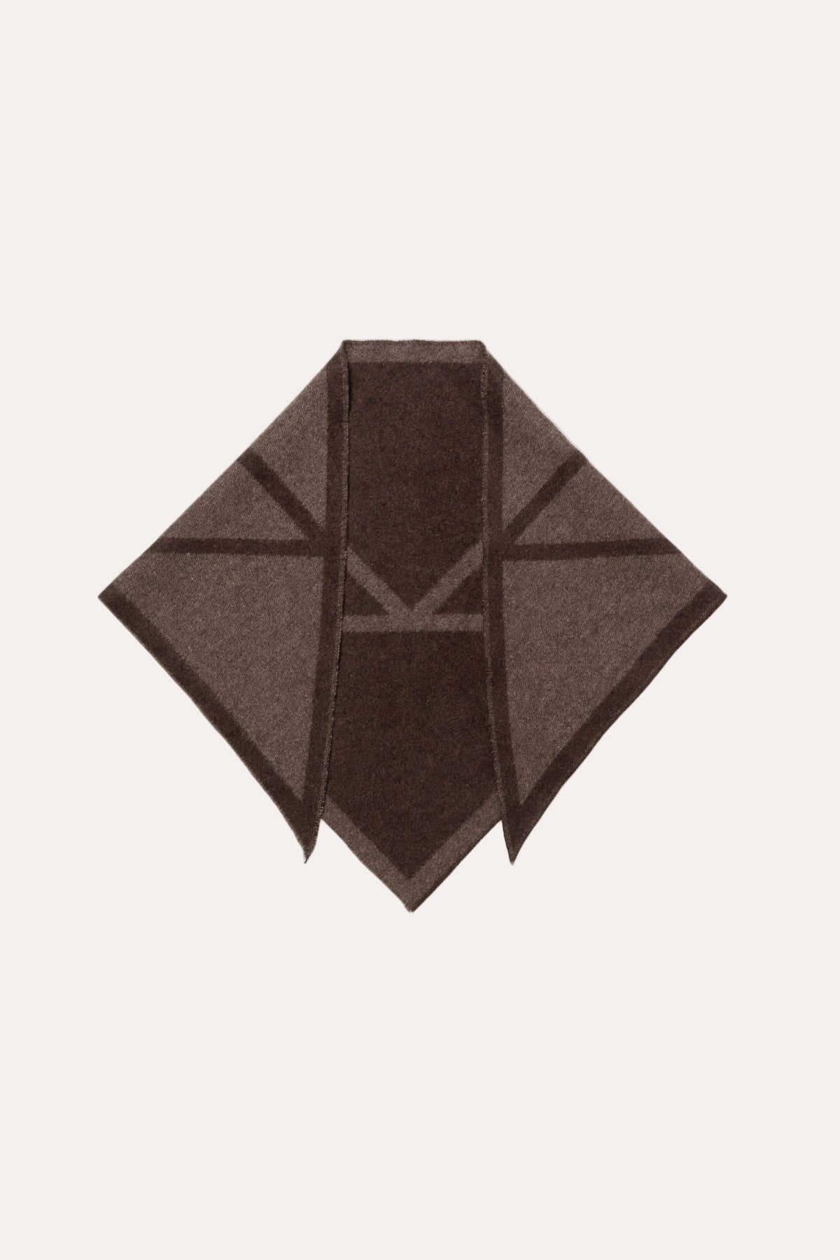 Triangle Scarf Small - Cacao / Tobacco
