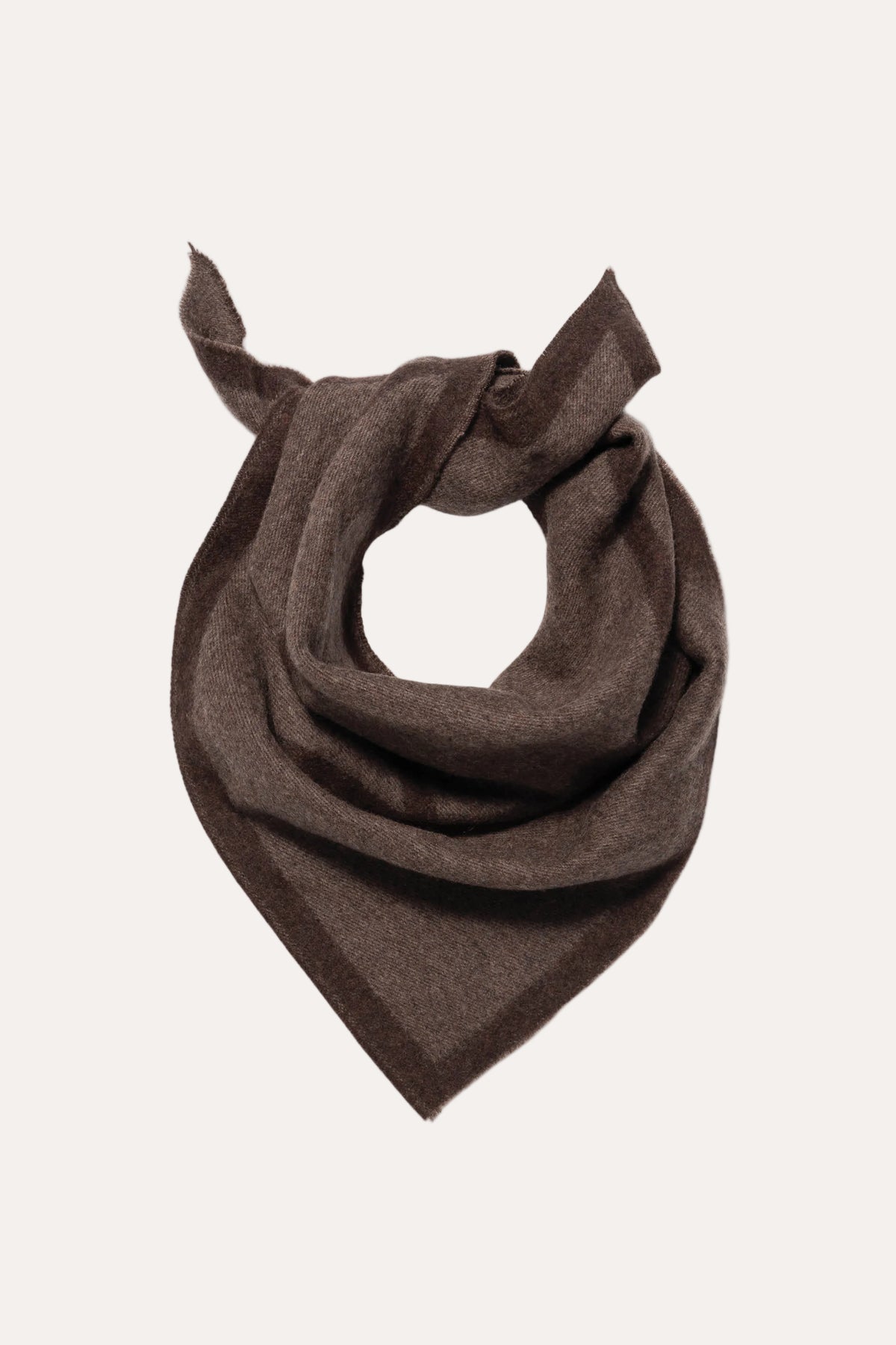Triangle Scarf Small - Cacao / Tobacco