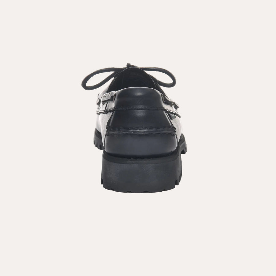 Sebago Ranger Waxy Total Black