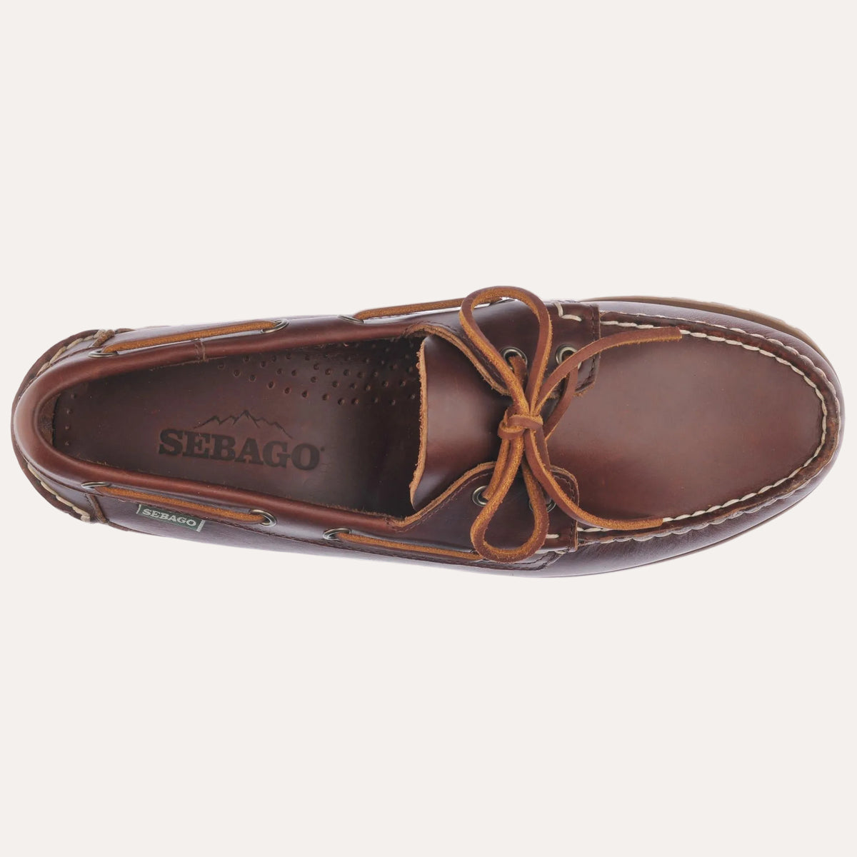 Sebago Ranger Waxy Brown Gum - ovenfra