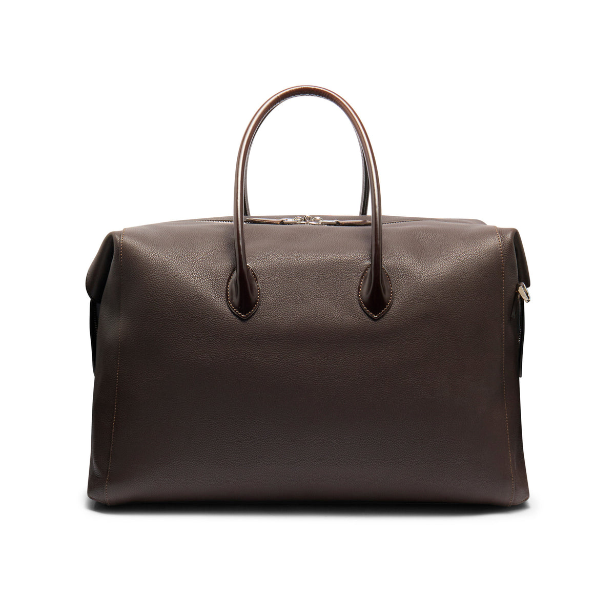 Tumbled Leather Weekend Bag Dark Brown - UIBBA2646BS-ACSUT50