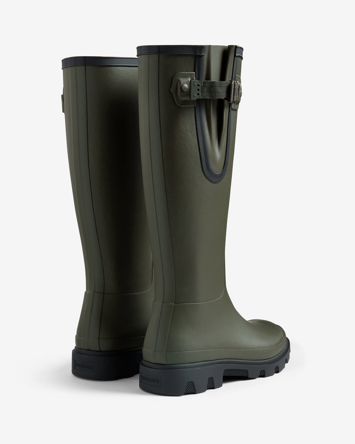 Hunter Downpour Adjustable Boot Dark Olive