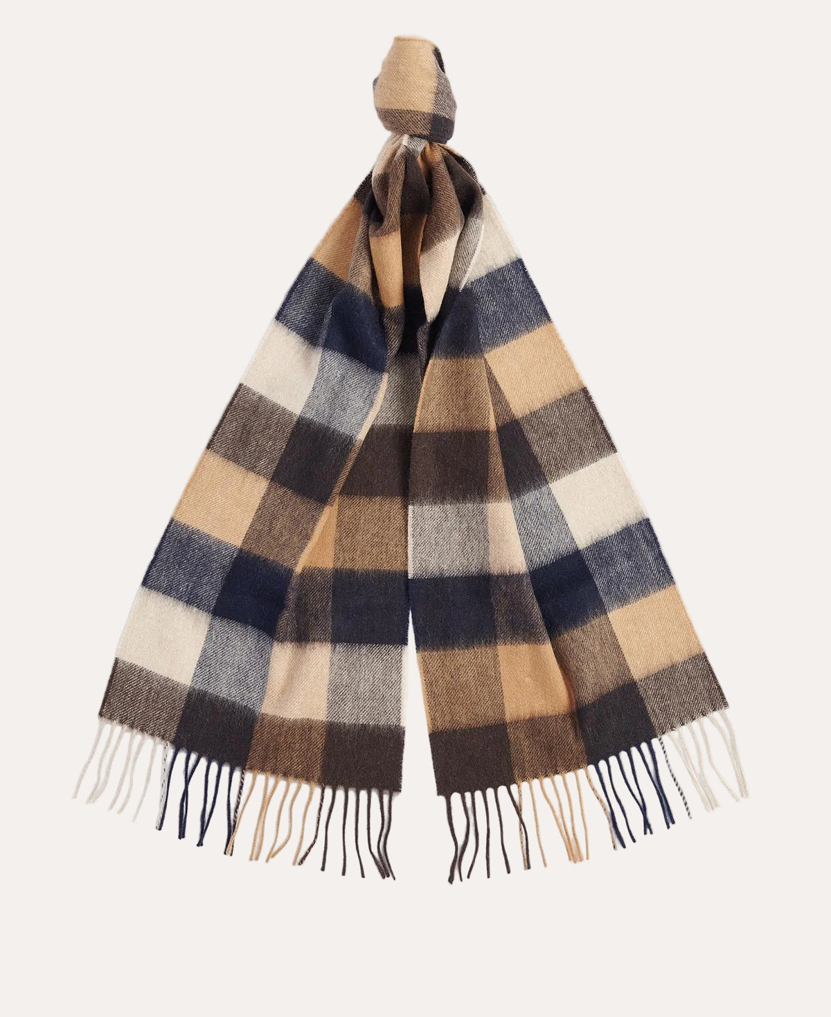 Lambswool Tattersall Scarf Autumn Dress packshot